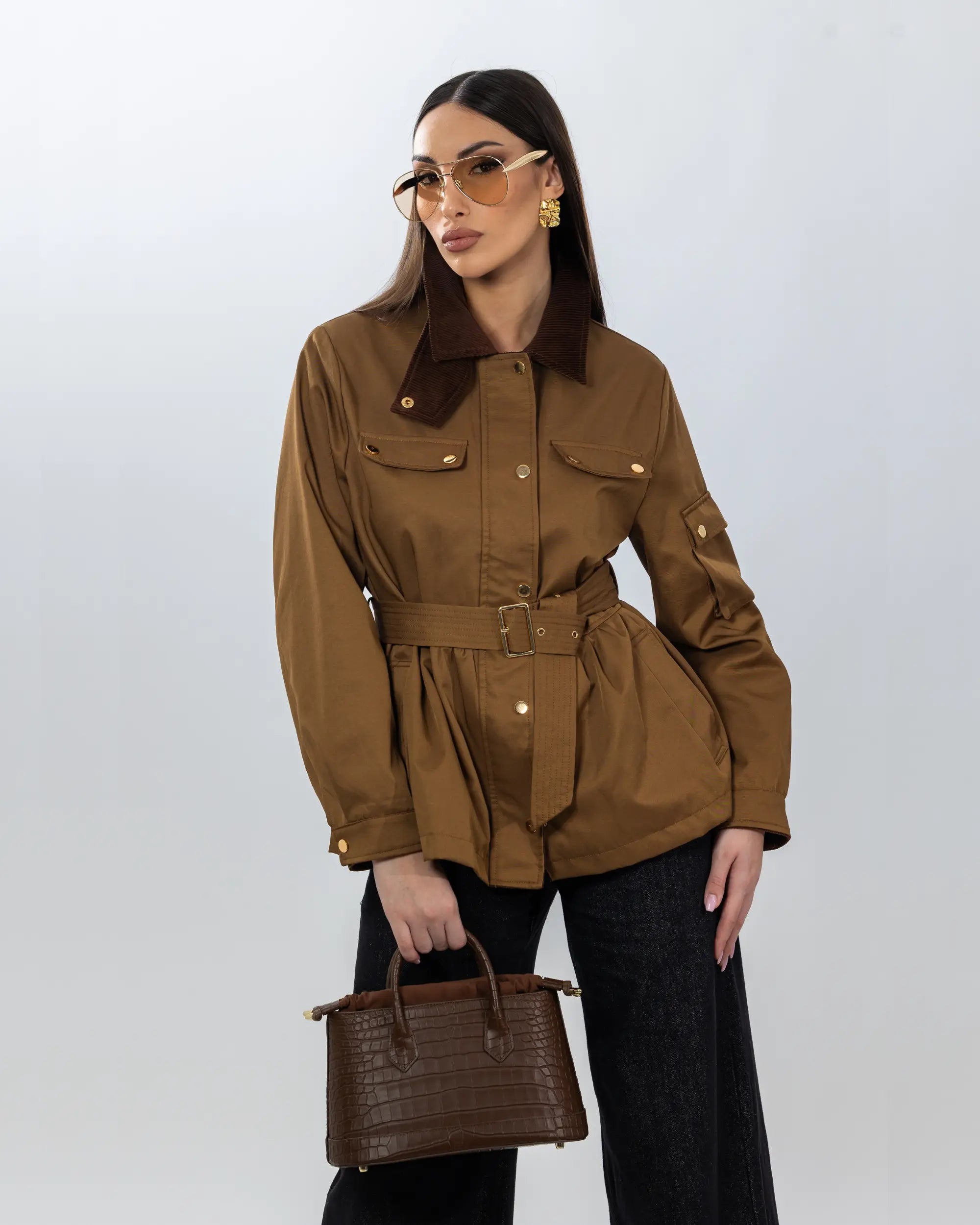 Lissée Paris™ | Adeline | Veste Saharienne Élégante