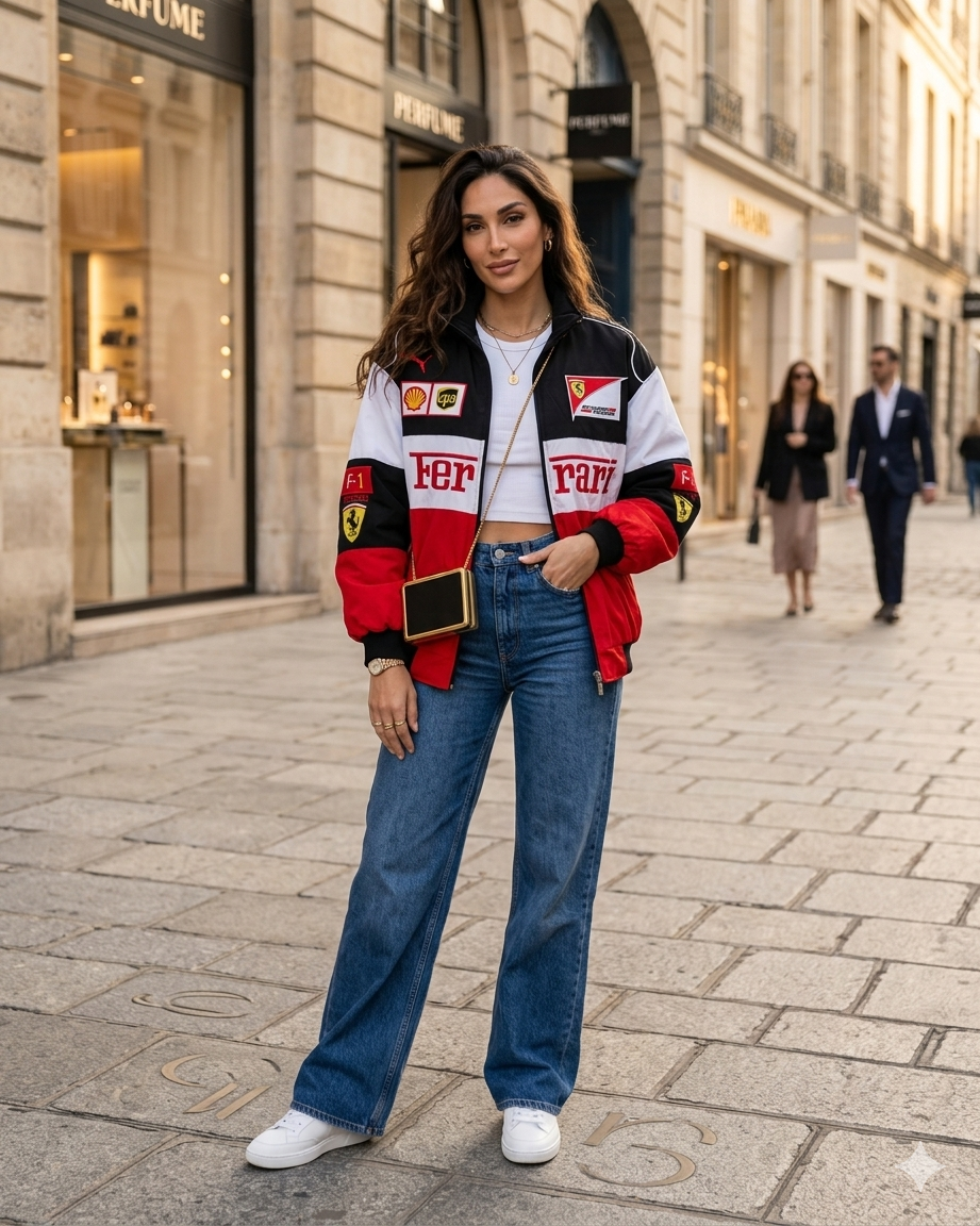 Lissée Paris™ | Camille | Veste Racing Classique Unisexe