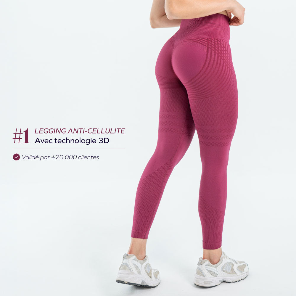 Legging 3D | Bordeaux