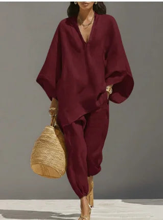 Lissée Paris™ | Delphine | Ensemble Lin Fluide