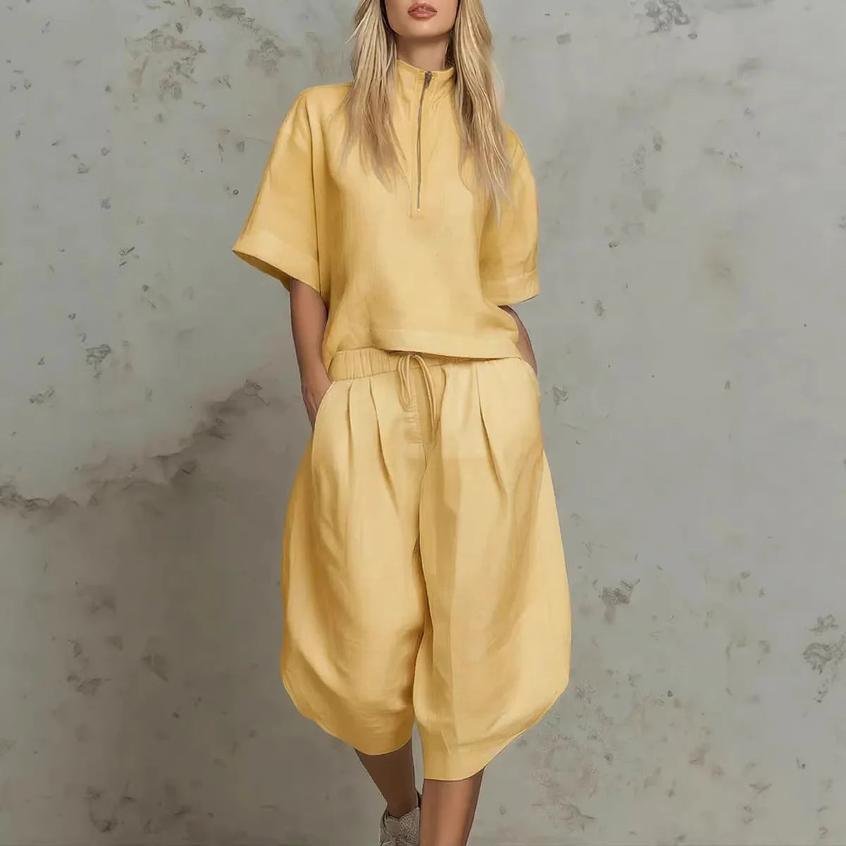 Lissée Paris™ | Manon | Ensemble Zippé Décontracté