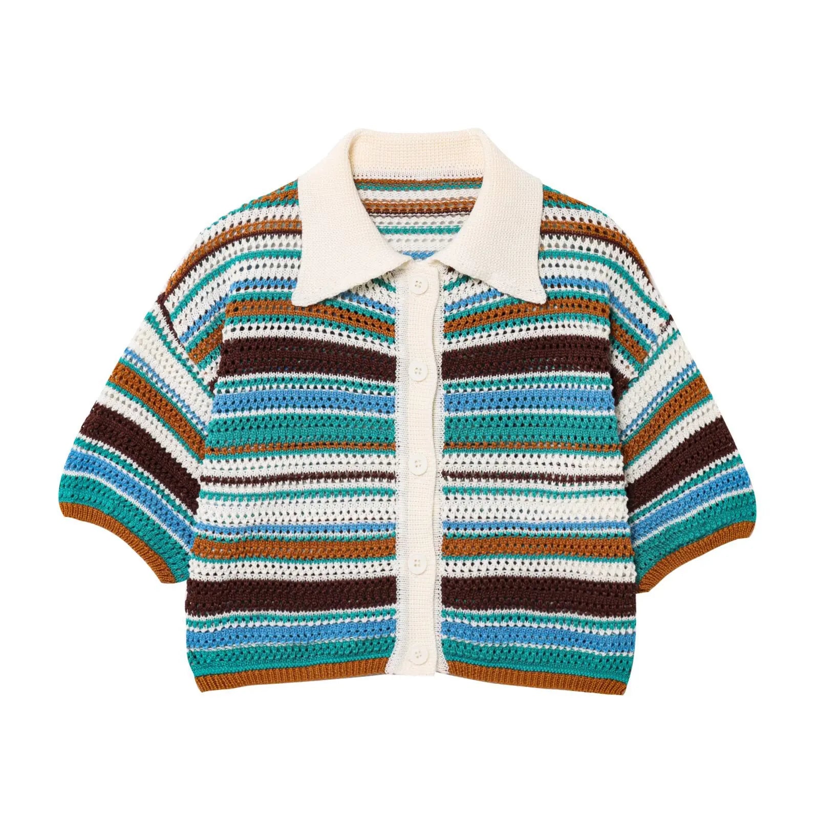 Lissée Paris™ | Aurore | Ensemble Crochet Rayé