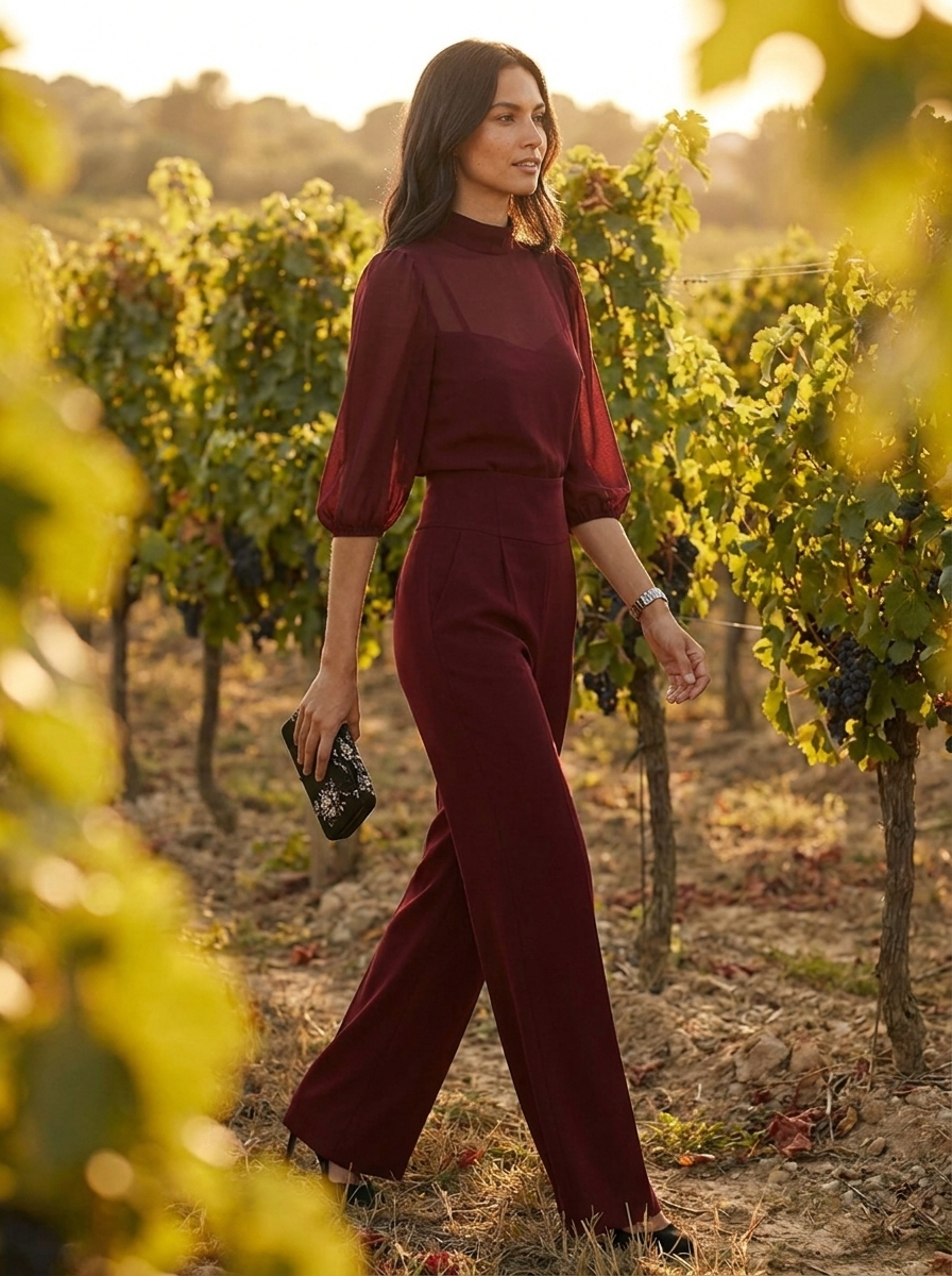 Lissée Paris Emma ensemble rouge zijkant