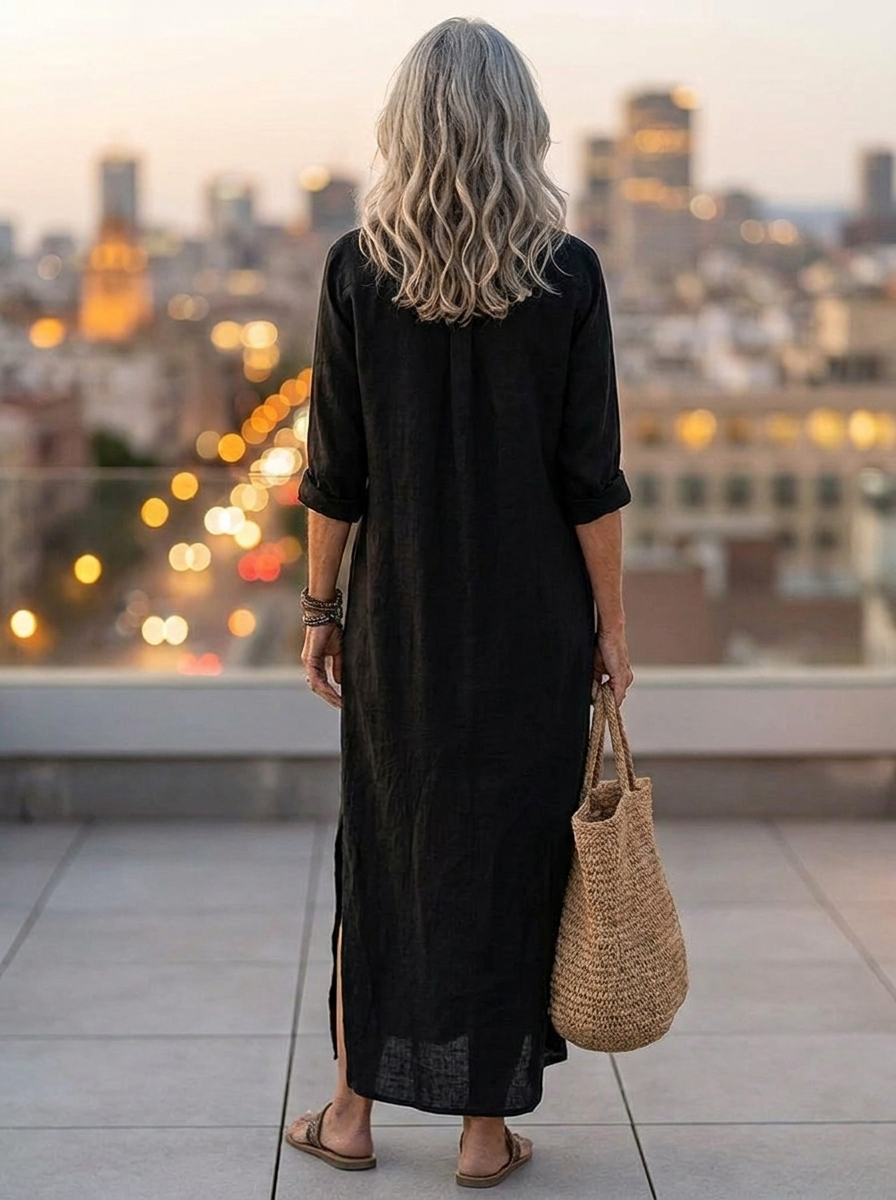 Lissée Paris Céline robe noire rug