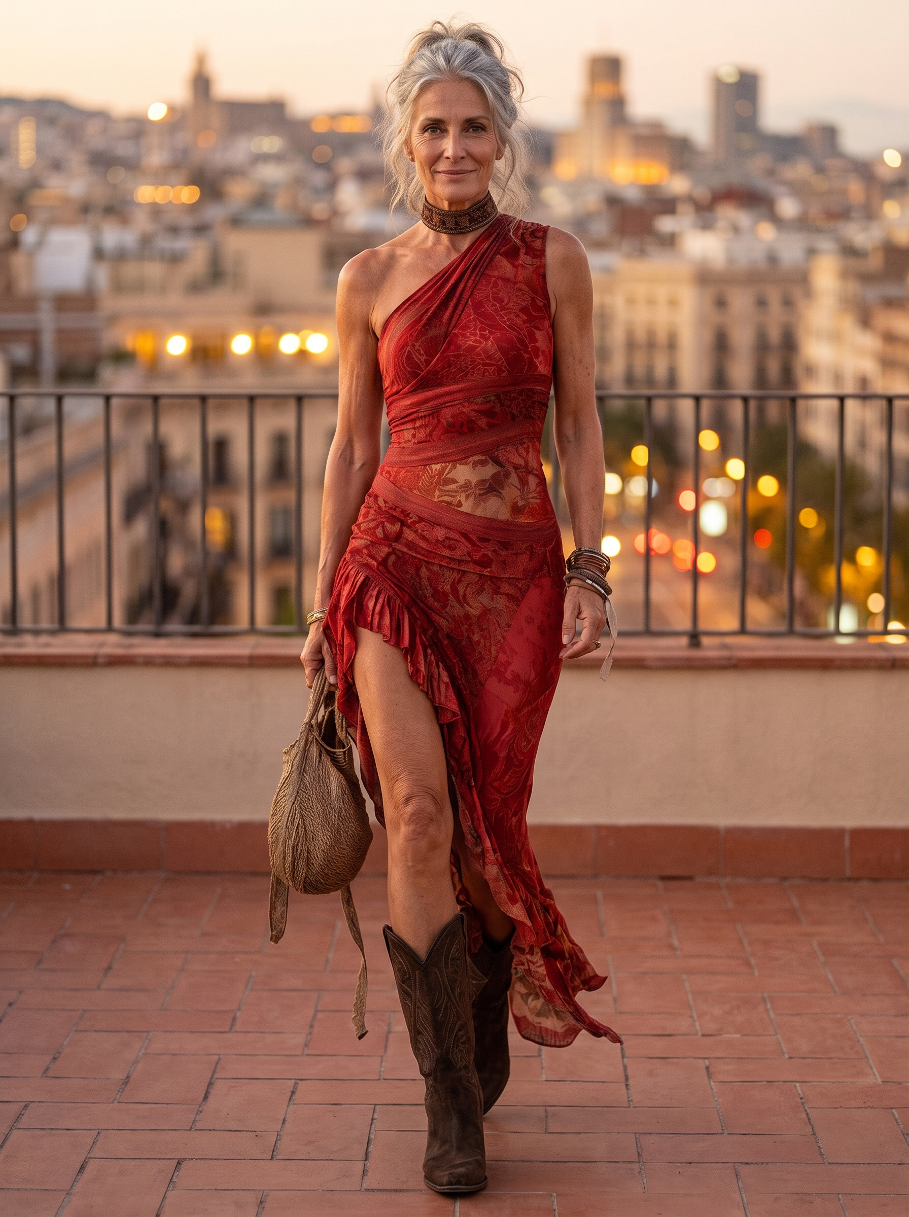 Lissée Paris Elena robe rouge front