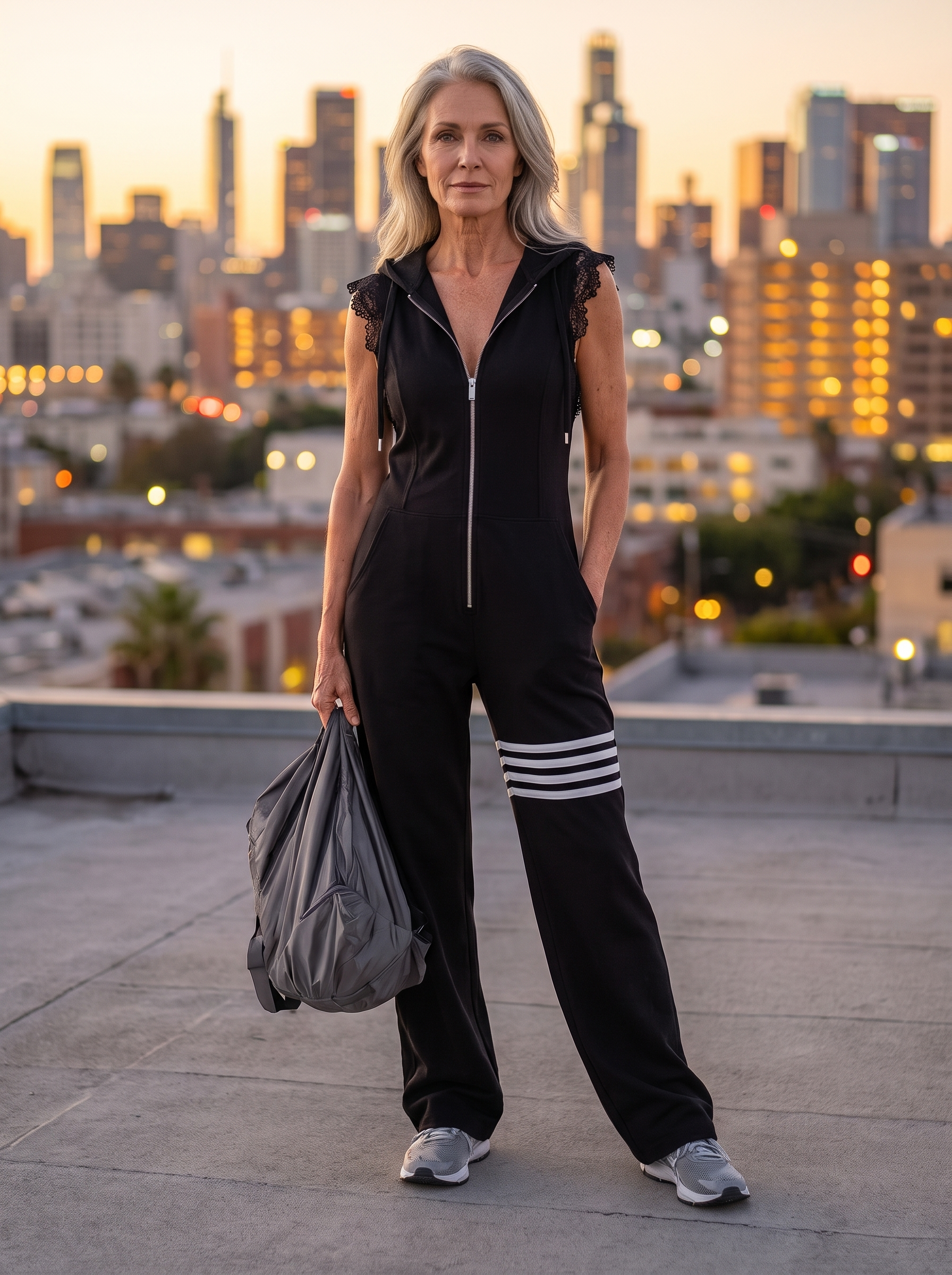Lissée Paris Jade combinaison noir front