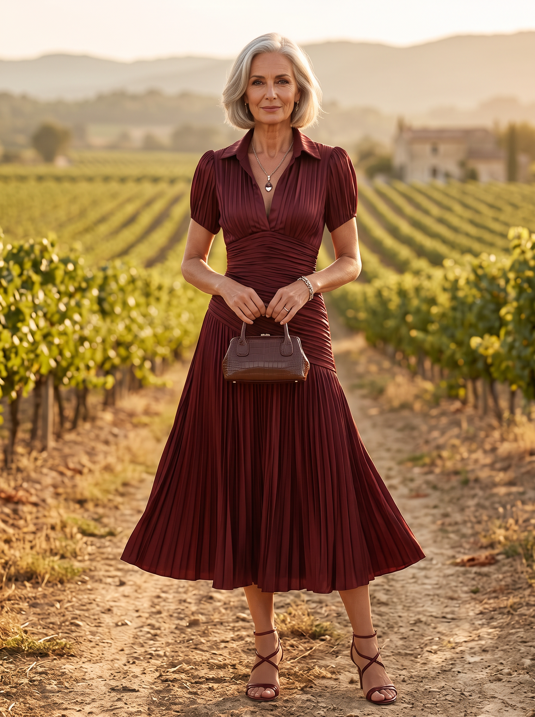 Lissée Paris Adriana robe rouge front