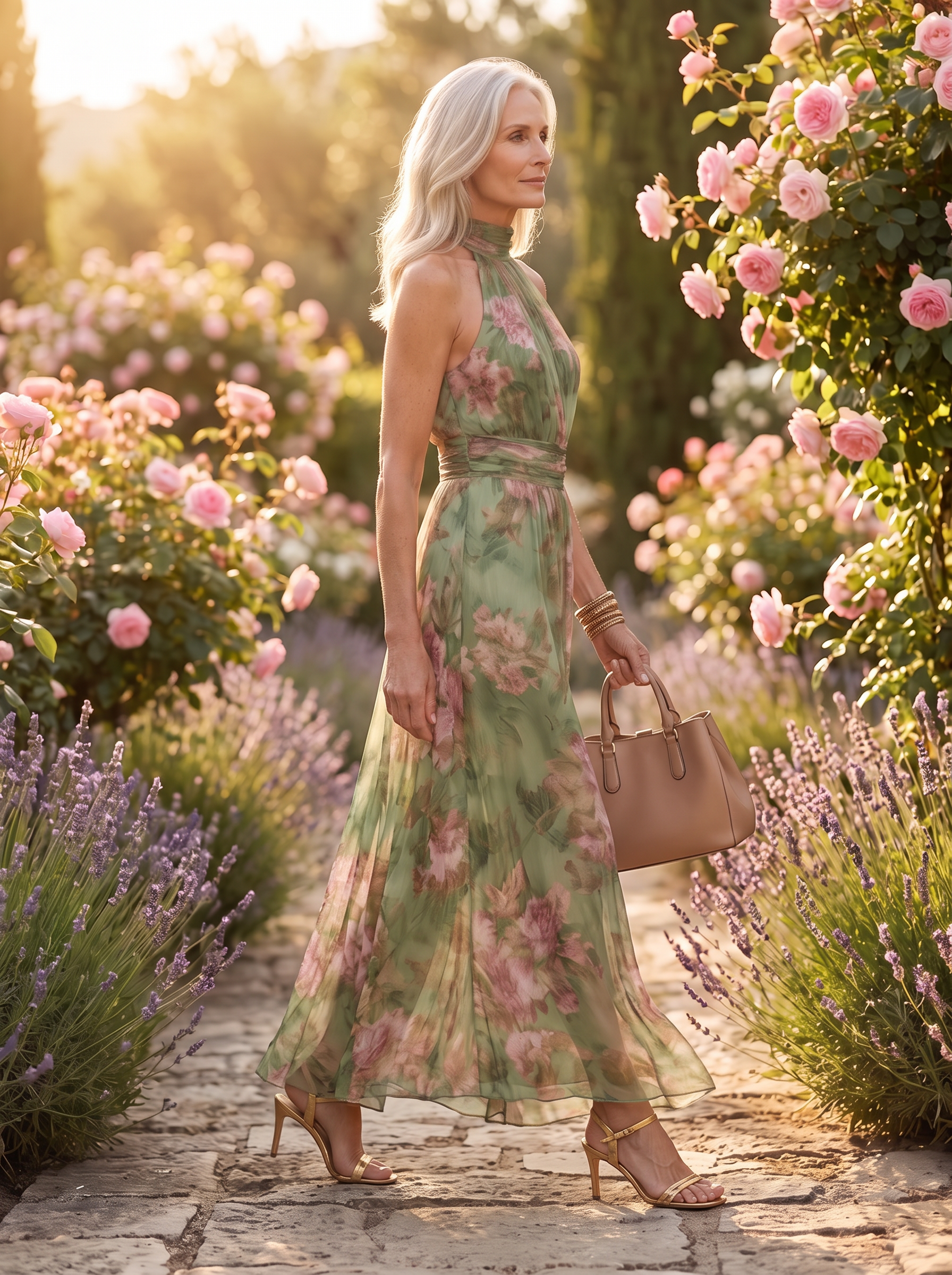 Lissée Paris Serena robe model 1 zijkant