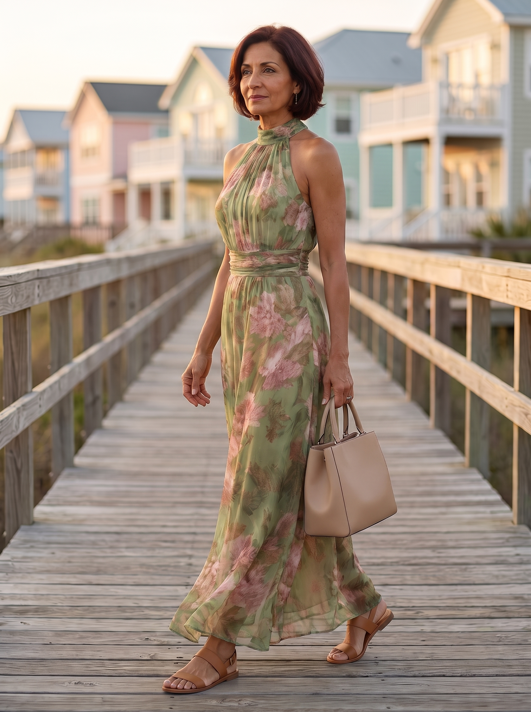 Lissée Paris Serena robe model 2 zijkant