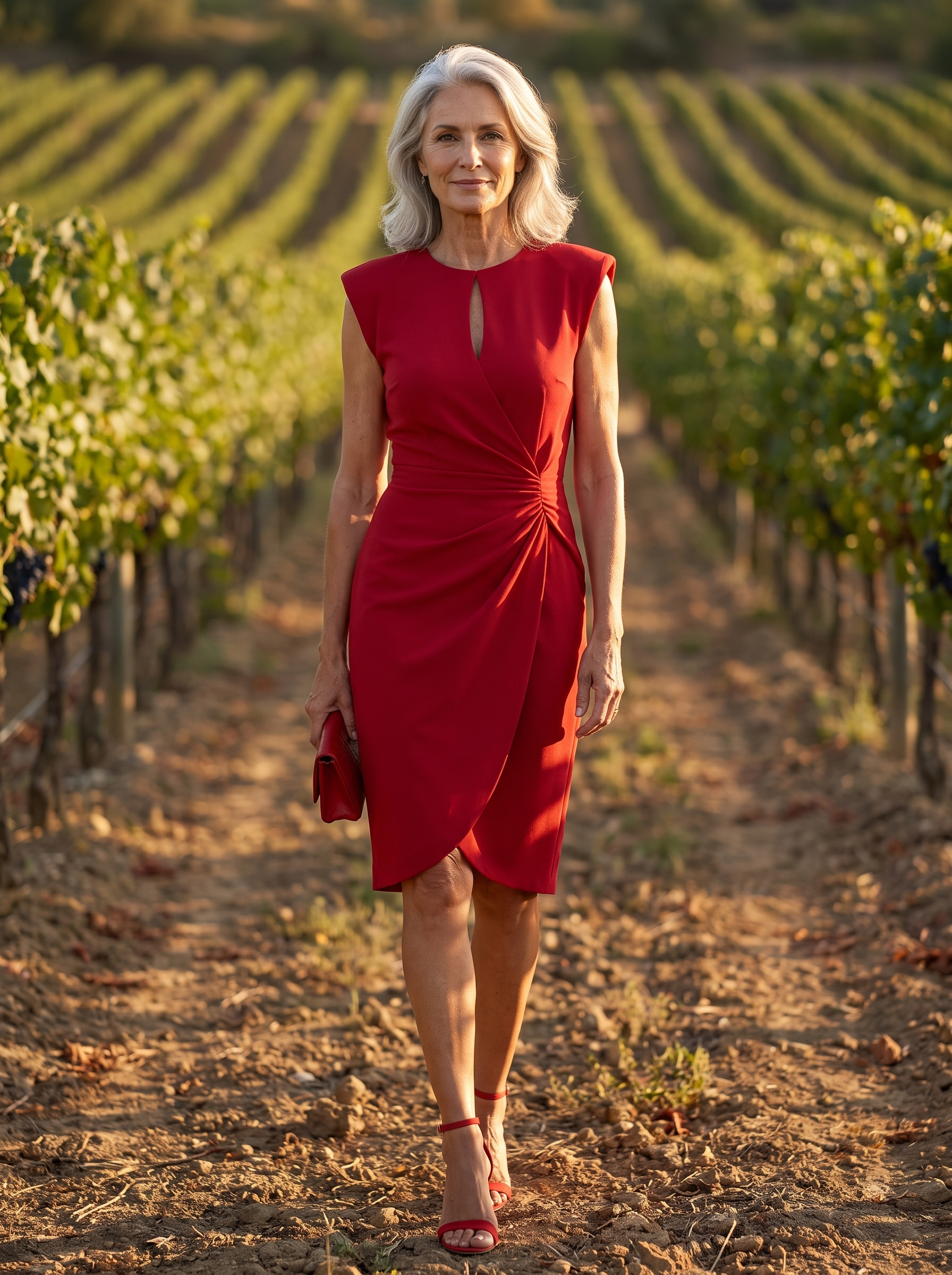 Lissée Paris Éloise robe rouge front