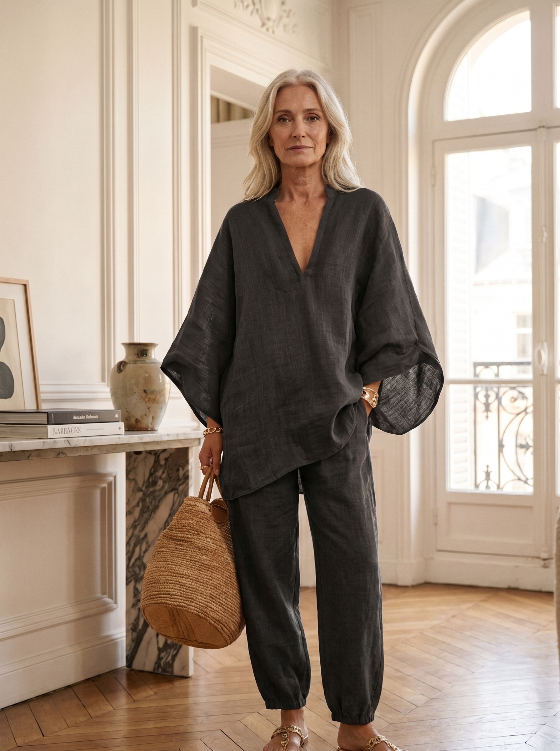 Lissée Paris Delphine ensemble noir front