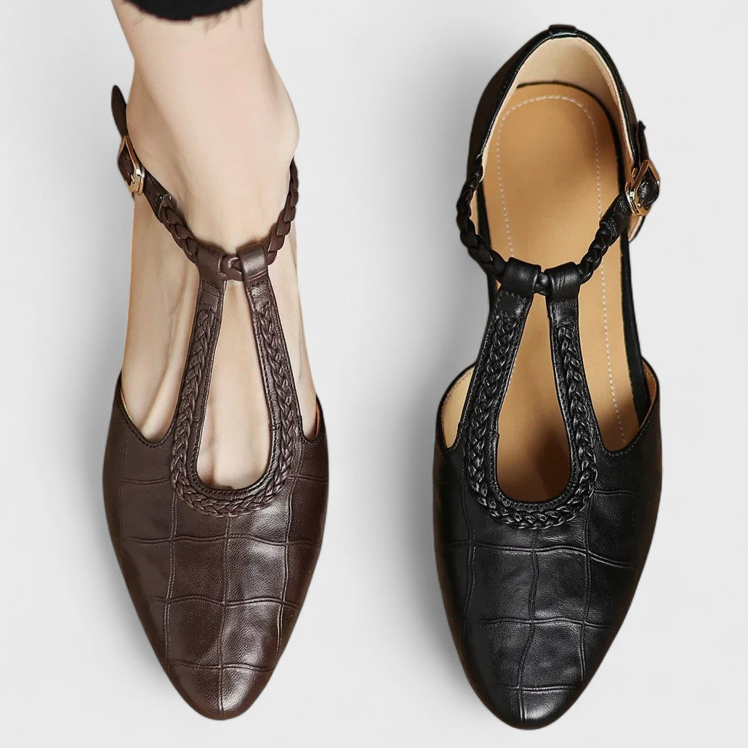 Lissée Paris™ | Elena | Sandales orthopédiques en cuir