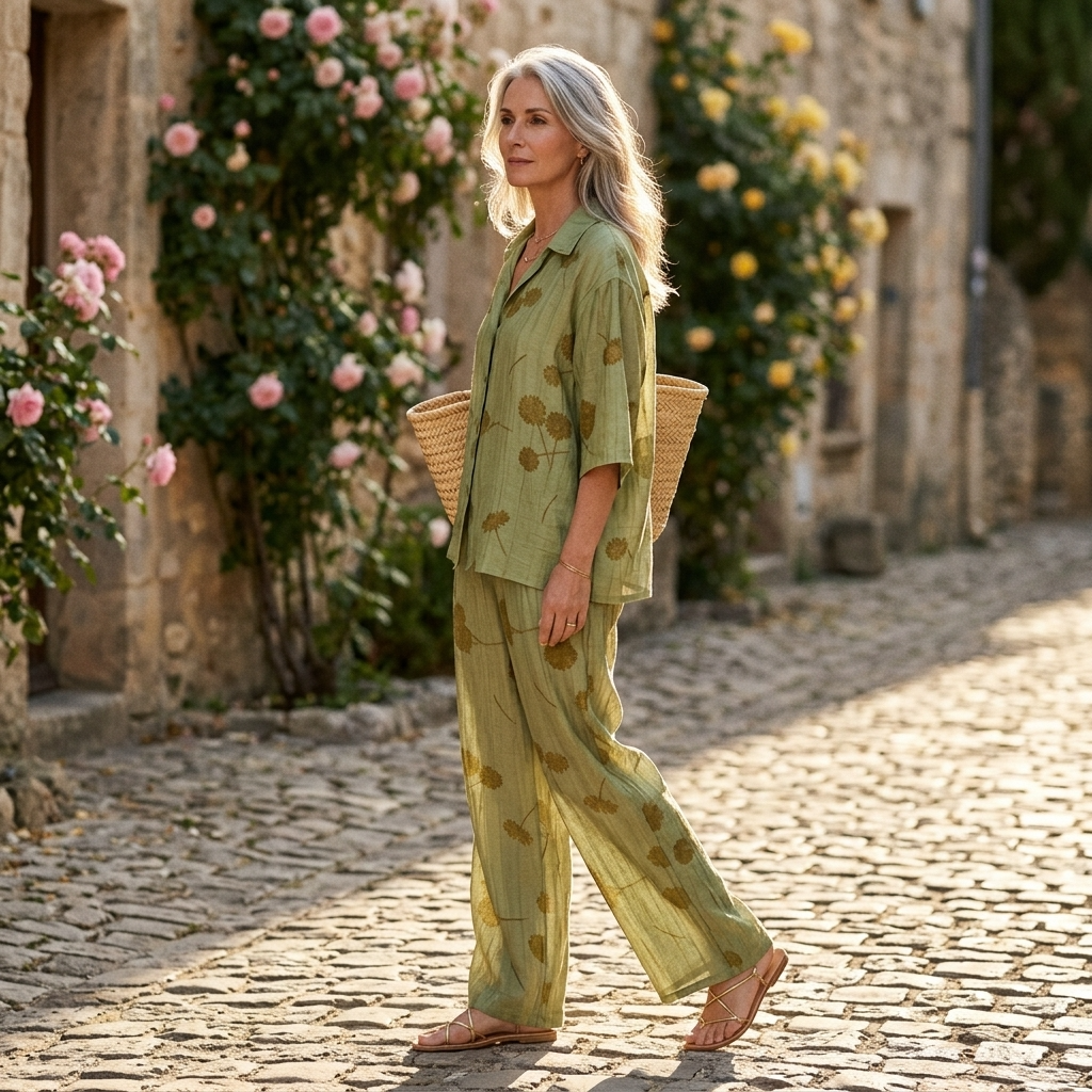 Lissée Paris™ | Fleurie | Ensemble Fleuri Fluide