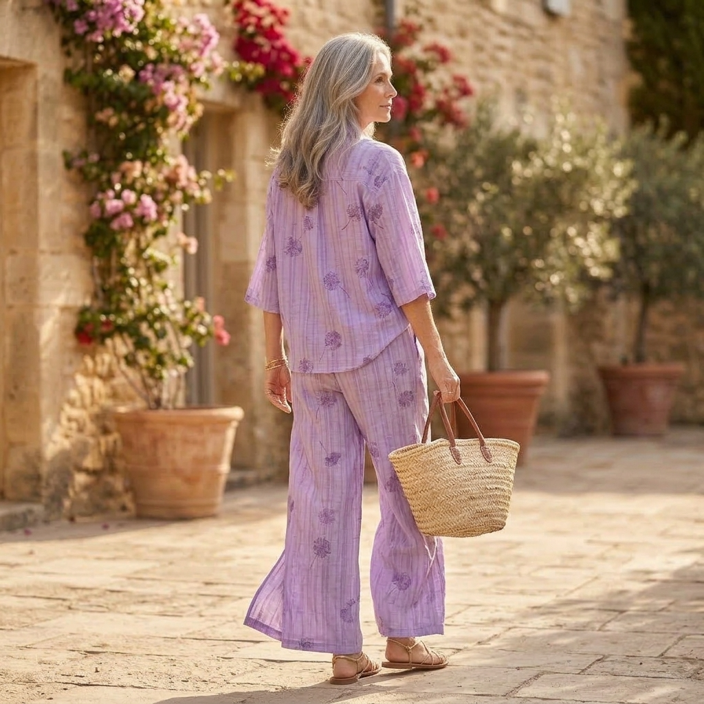 Lissée Paris™ | Fleurie | Ensemble Fleuri Fluide