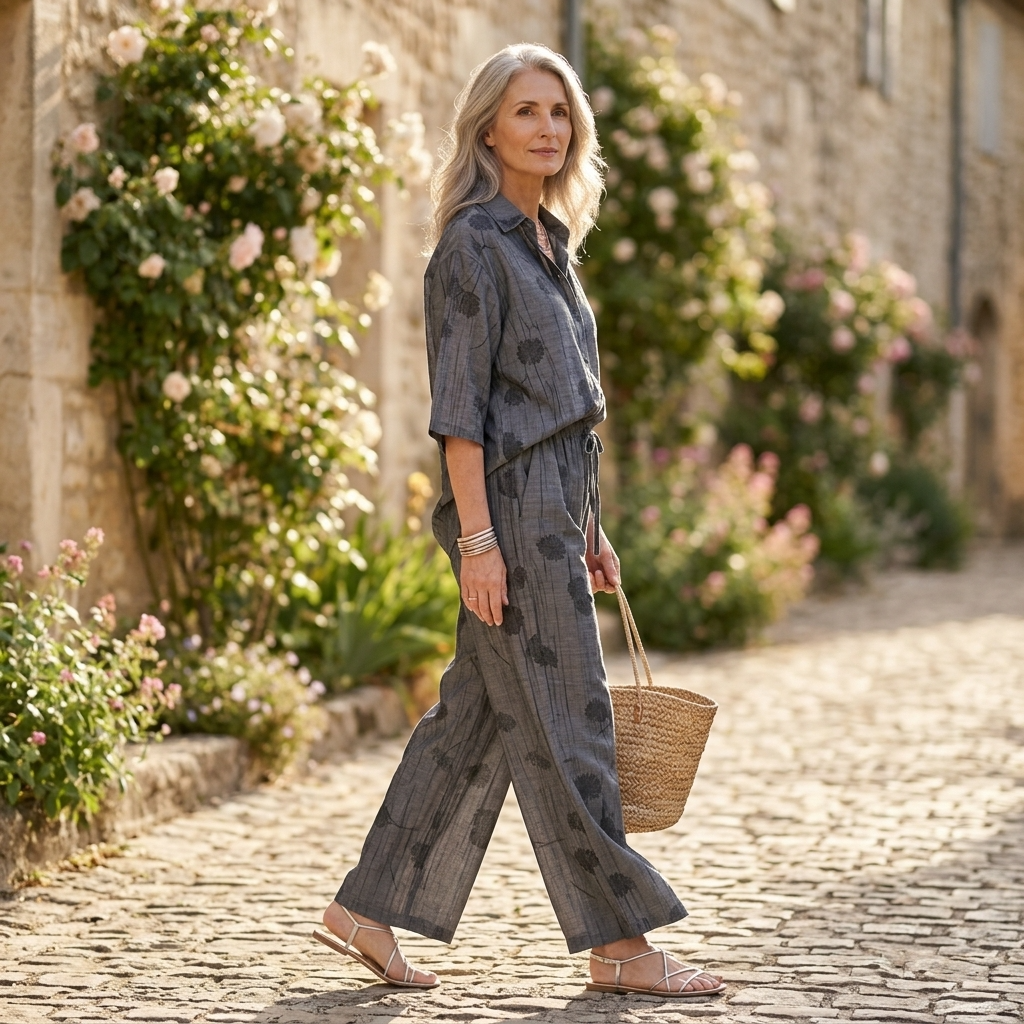 Lissée Paris™ | Fleurie | Ensemble Fleuri Fluide