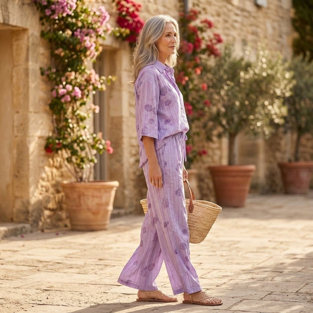 Lissée Paris™ | Fleurie | Ensemble Fleuri Fluide