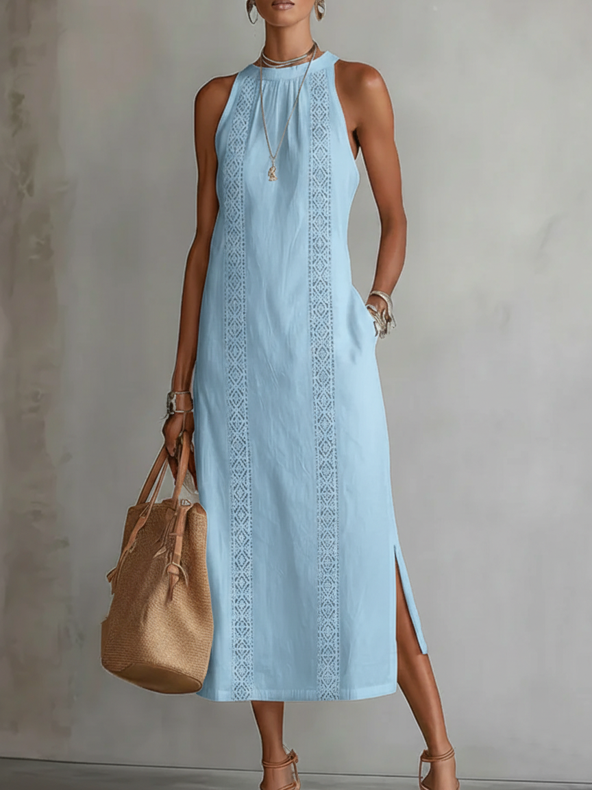 Lissée Paris Jimena robe bleu clair studio