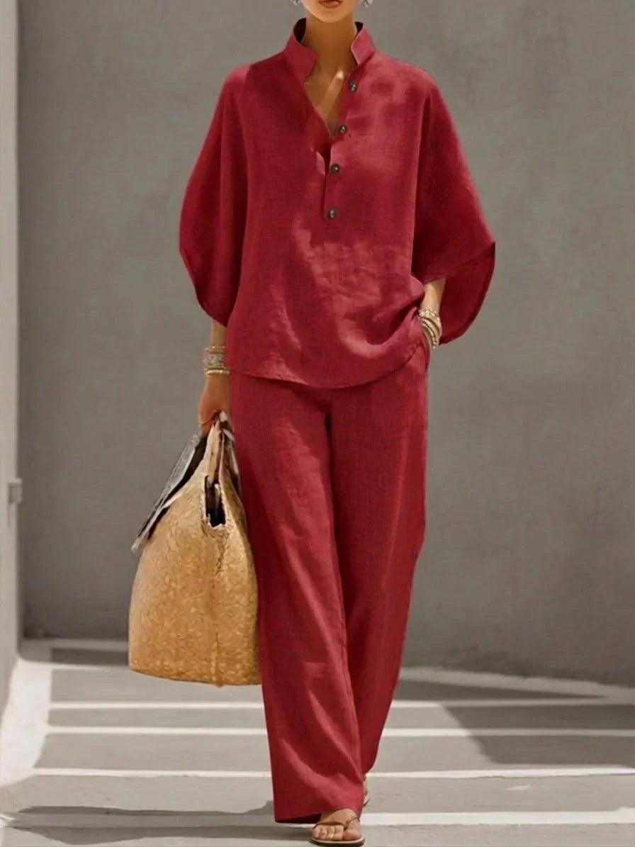 Lissée Paris Sophie ensemble rouge studio