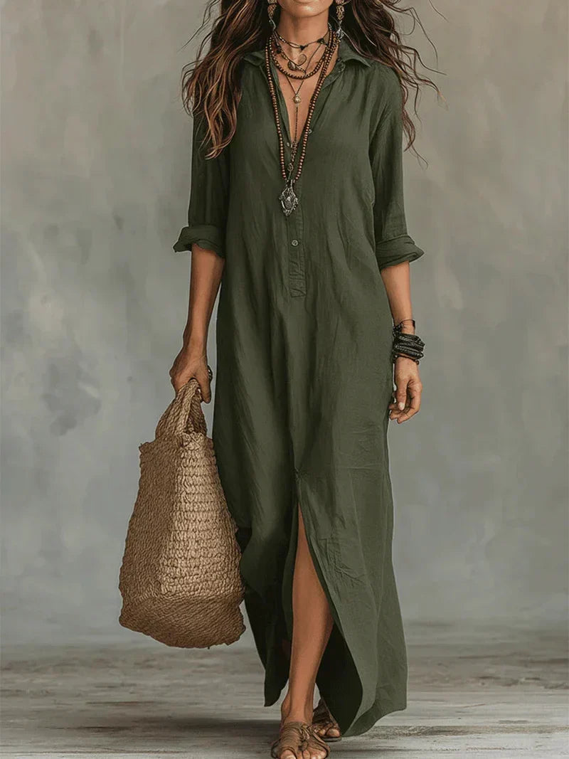 Lissée Paris Céline robe verte studio