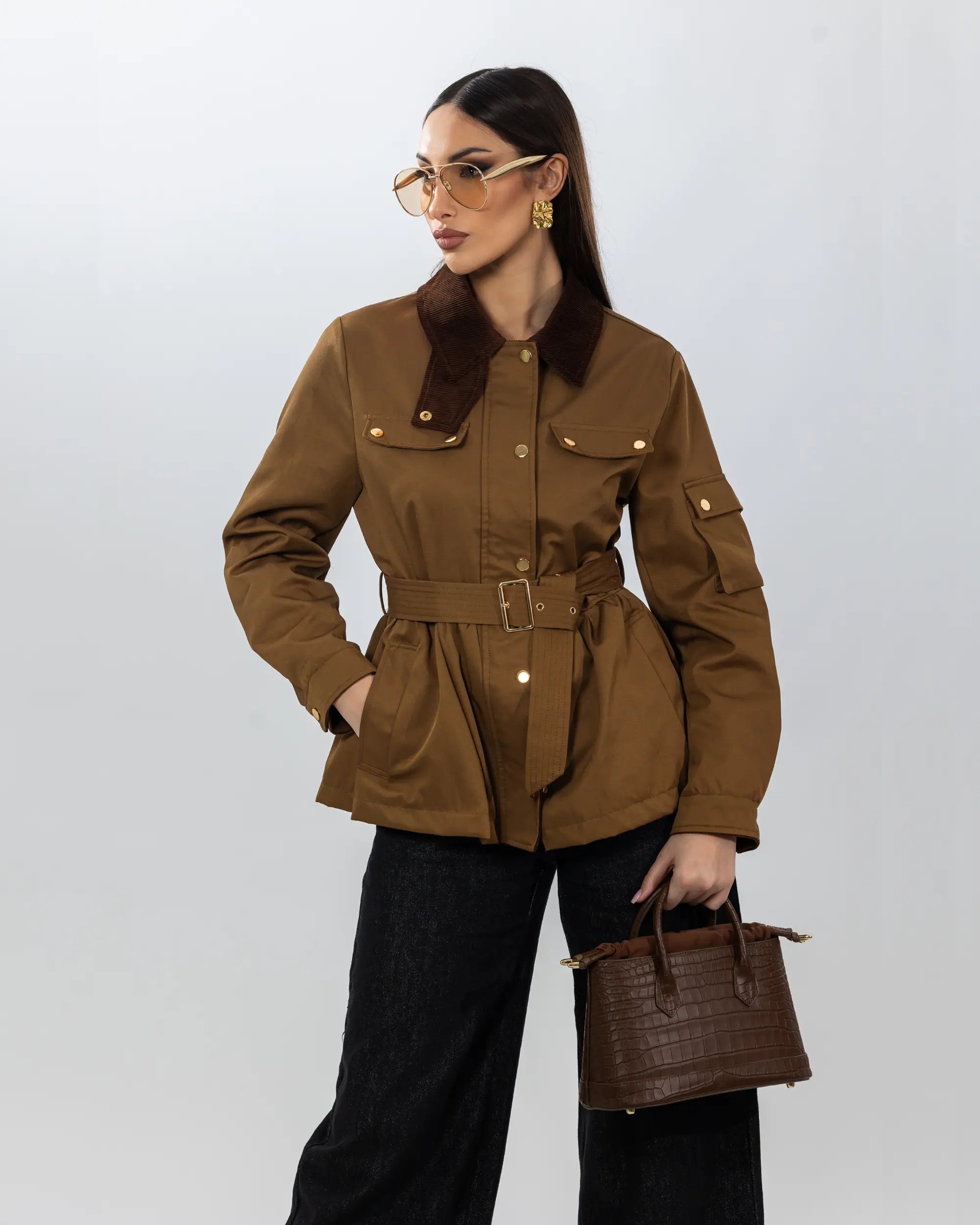 Lissée Paris™ | Adeline | Veste Saharienne Élégante