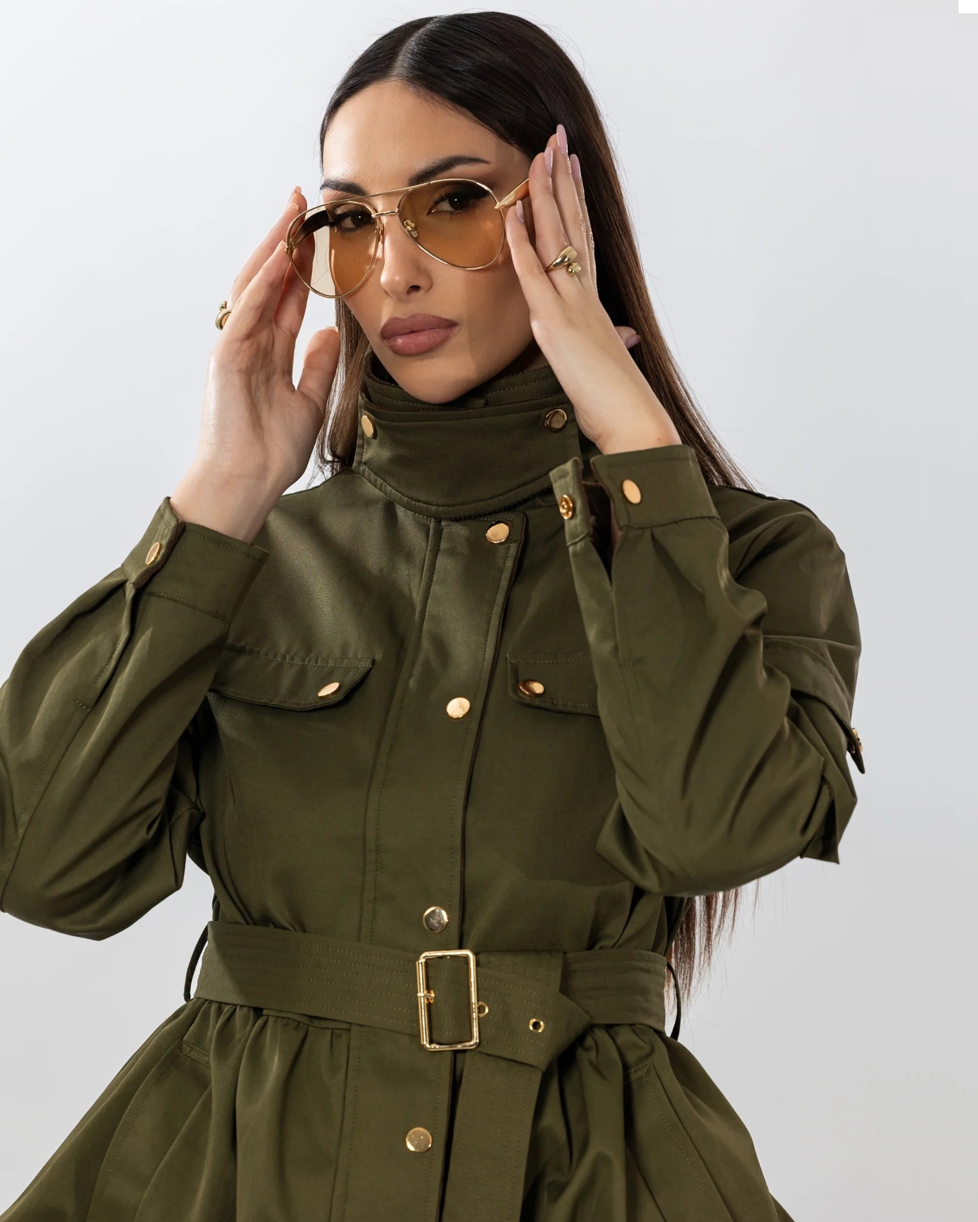 Lissée Paris™ | Adeline | Veste Saharienne Élégante