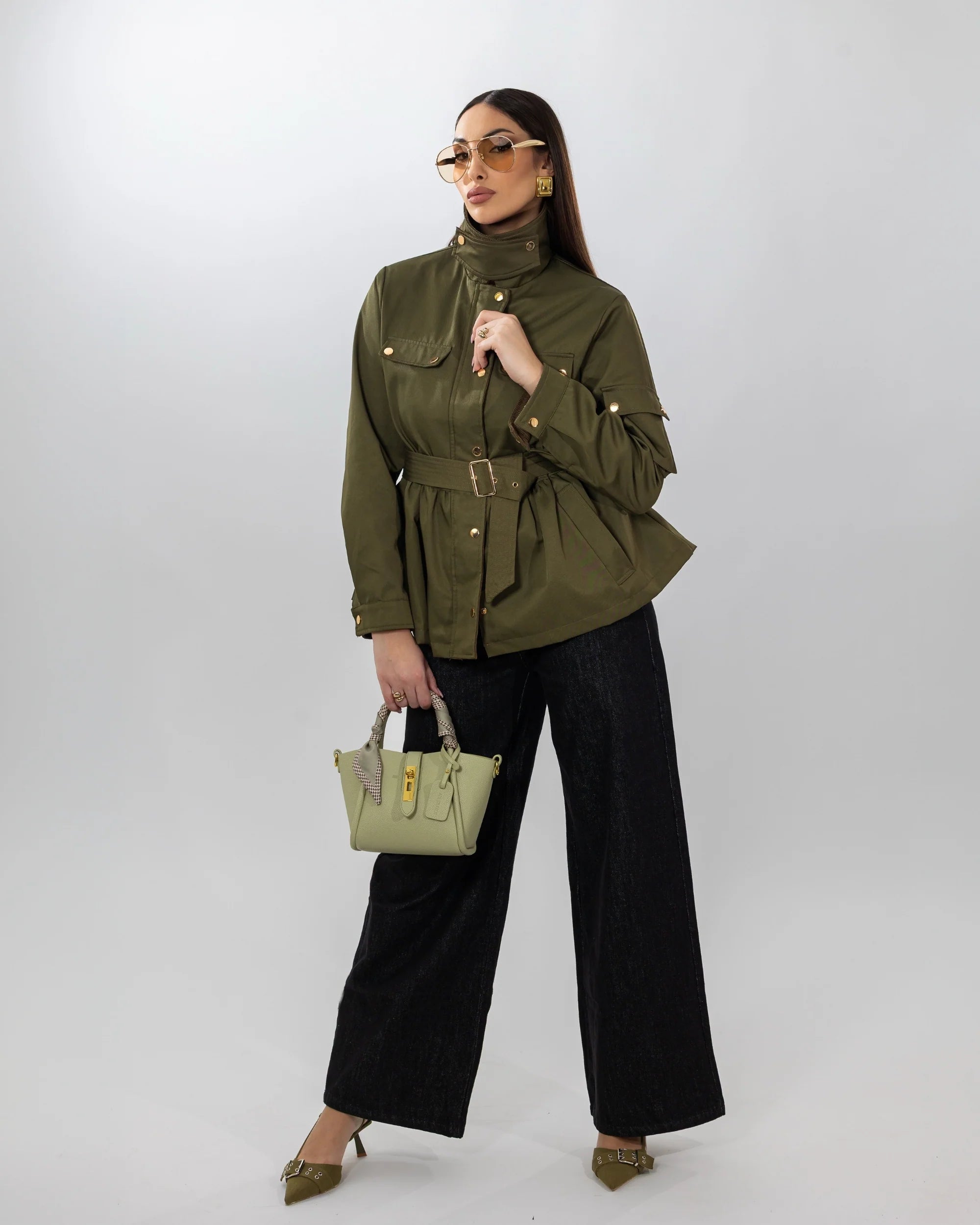 Lissée Paris™ | Adeline | Veste Saharienne Élégante