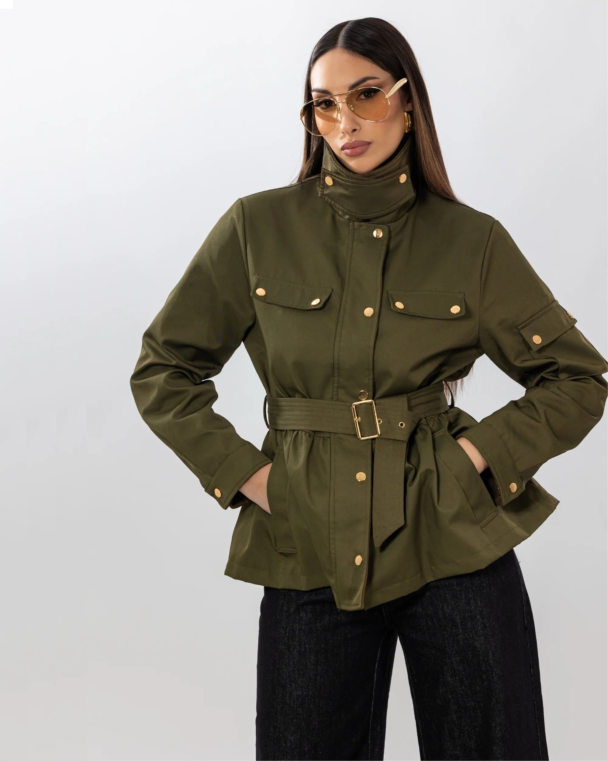 Lissée Paris™ | Adeline | Veste Saharienne Élégante