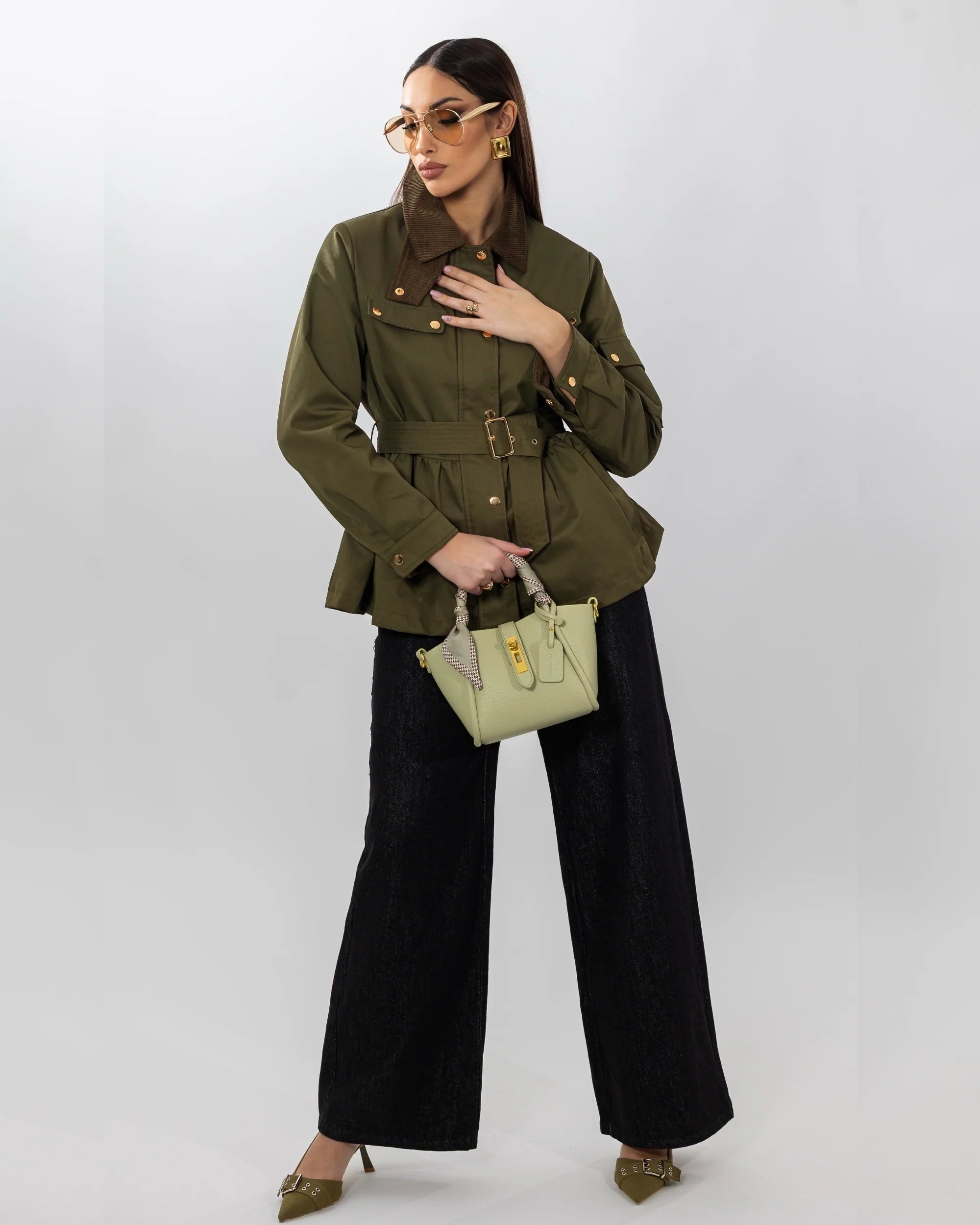 Lissée Paris™ | Adeline | Veste Saharienne Élégante