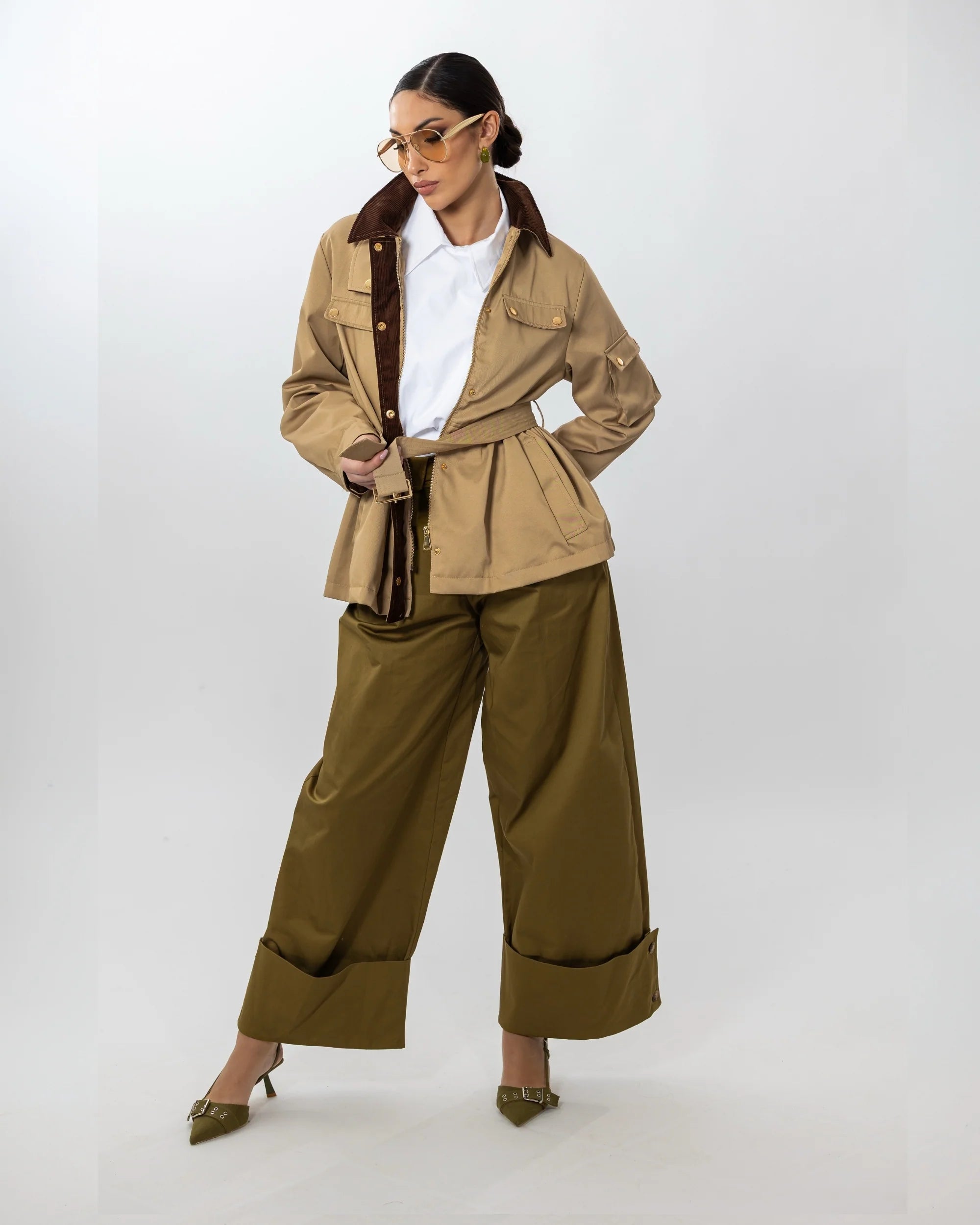 Lissée Paris™ | Adeline | Veste Saharienne Élégante