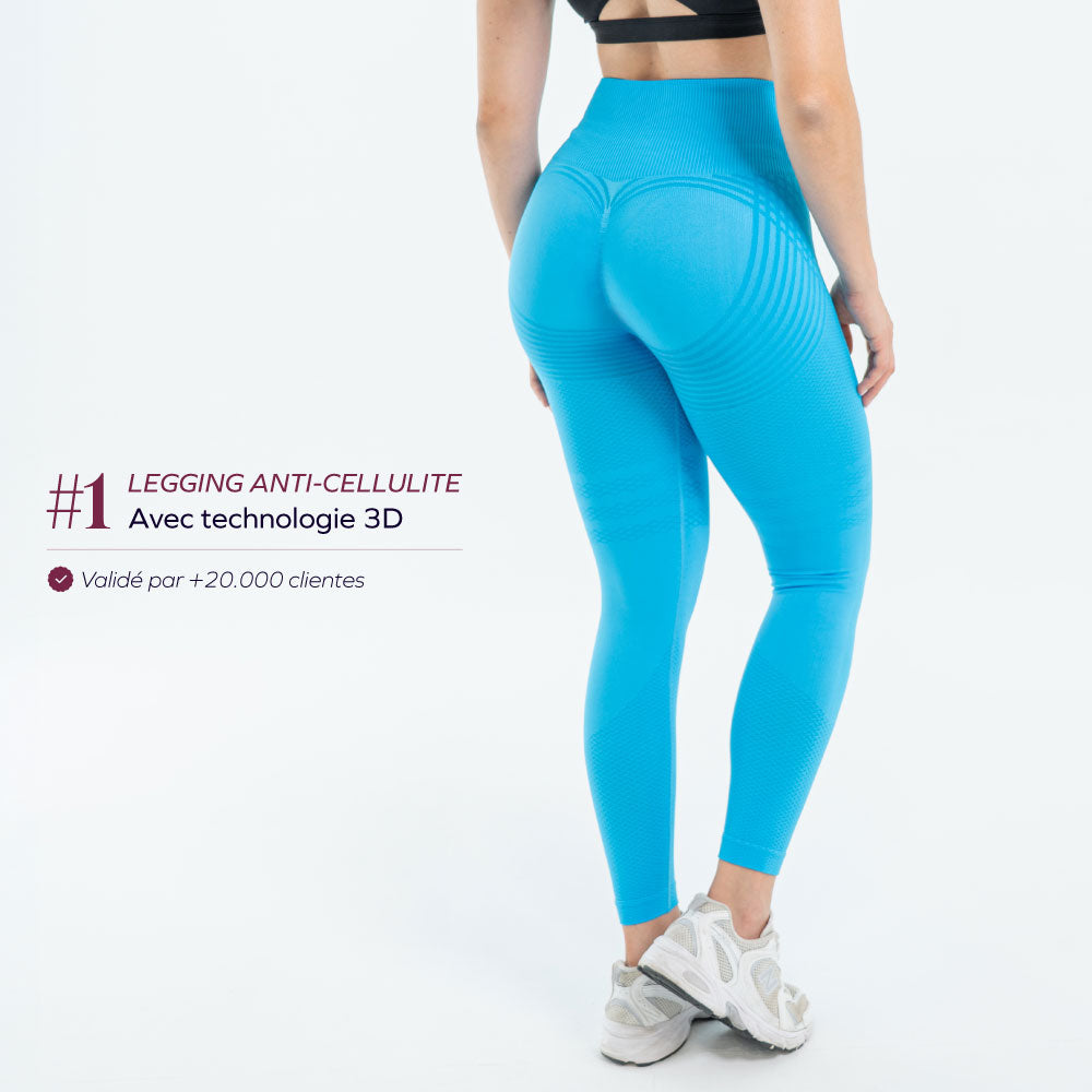 Legging 3D | Bleu