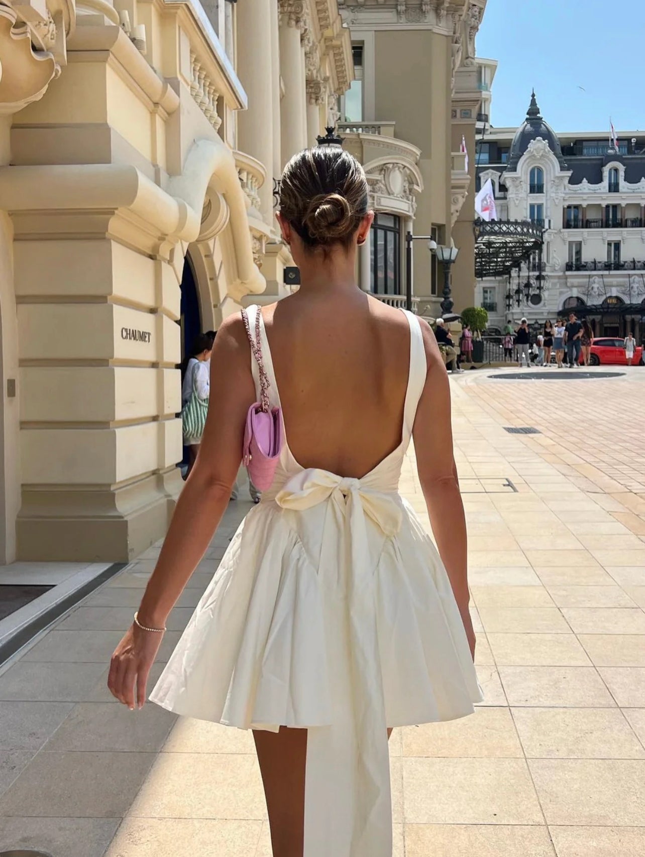 Lissée Paris™ | Robe Mini Romantique avec Dos Nu