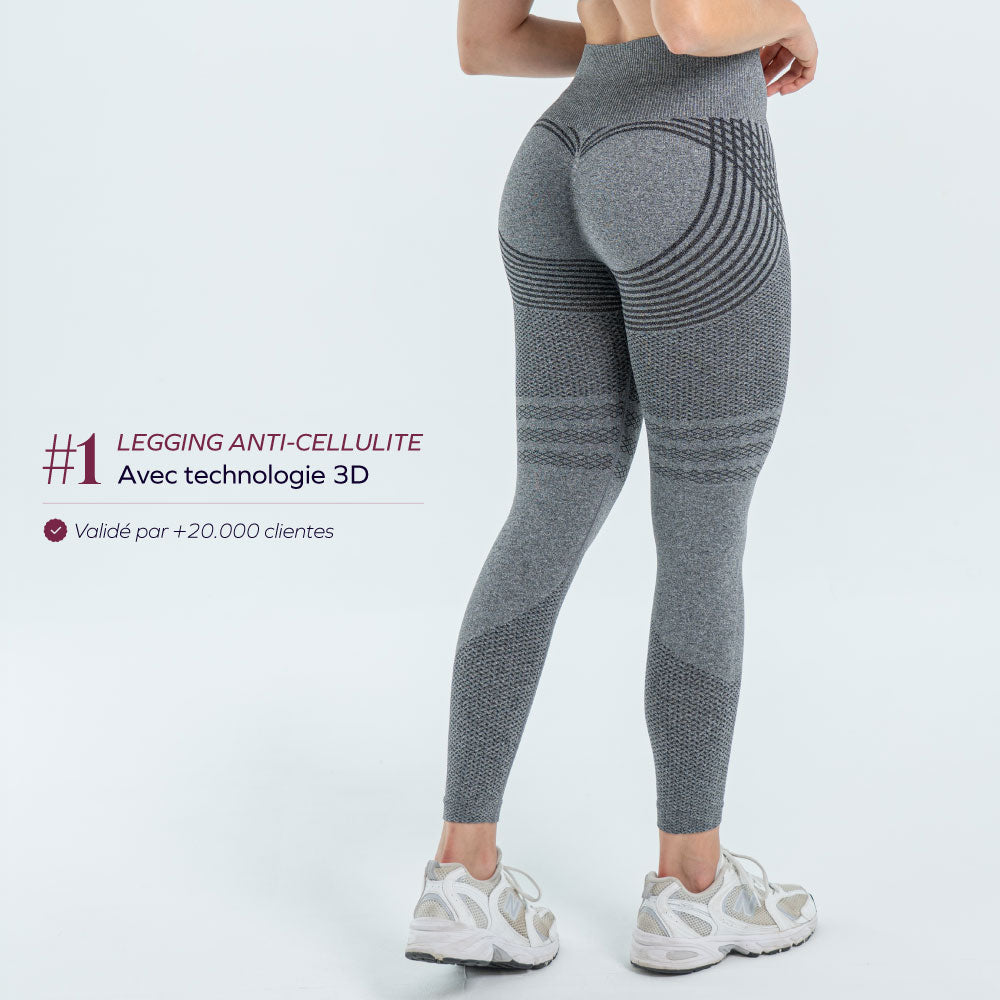 Legging 3D | Gris Foncé