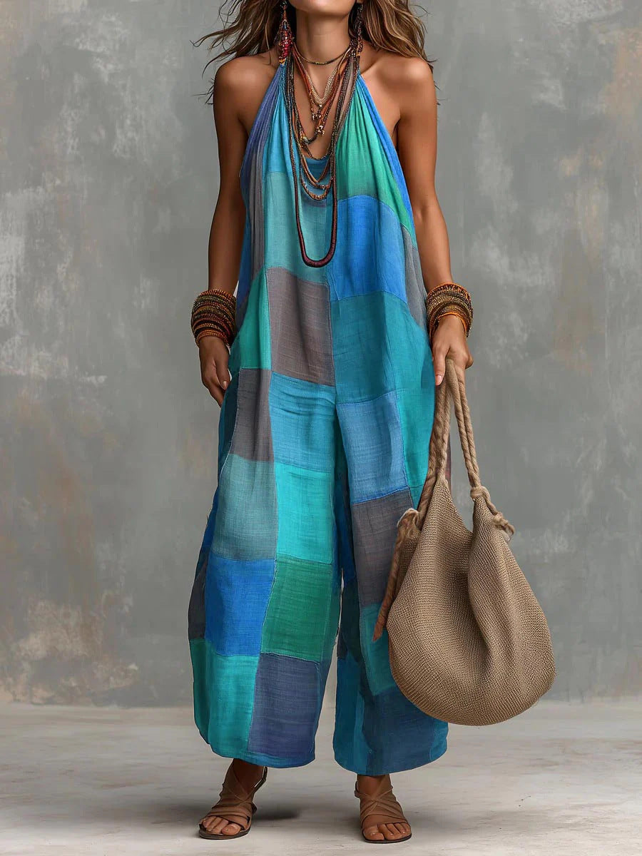 Lissée Paris Héloïse combinaison bleu studio