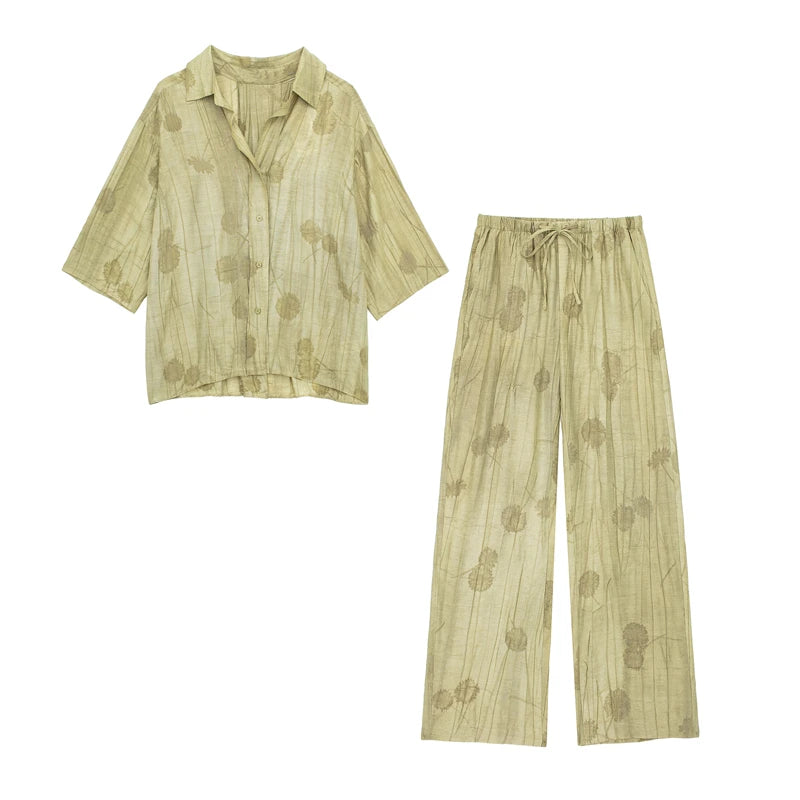 Lissée Paris™ | Fleurie | Ensemble Fleuri Fluide