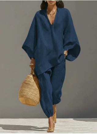 Lissée Paris™ | Delphine | Ensemble Lin Fluide
