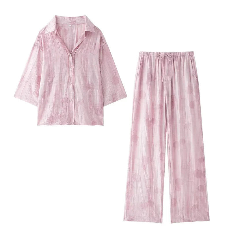 Lissée Paris™ | Fleurie | Ensemble Fleuri Fluide