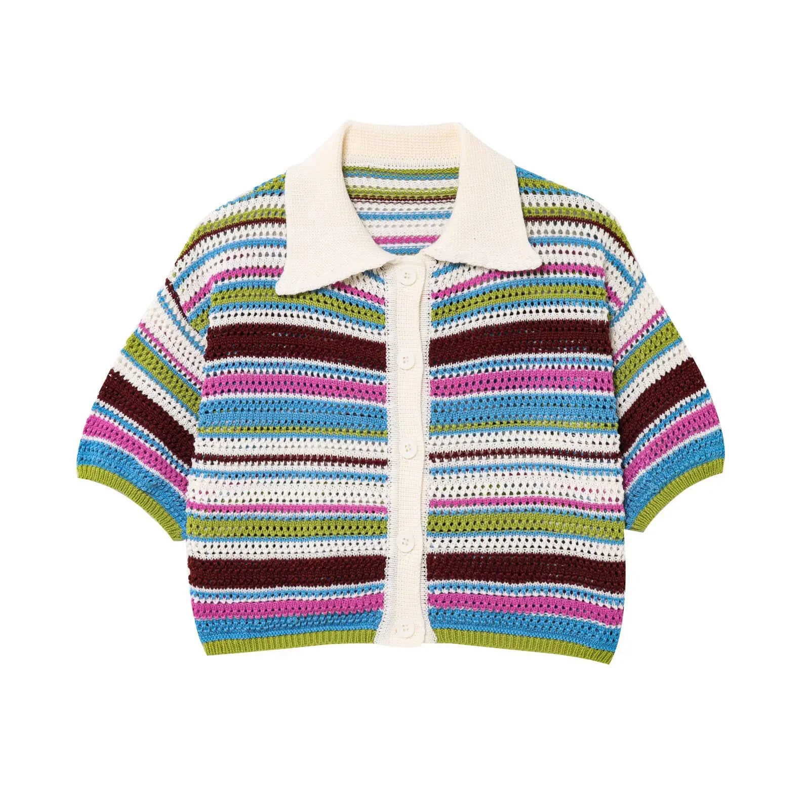 Lissée Paris™ | Aurore | Ensemble Crochet Rayé