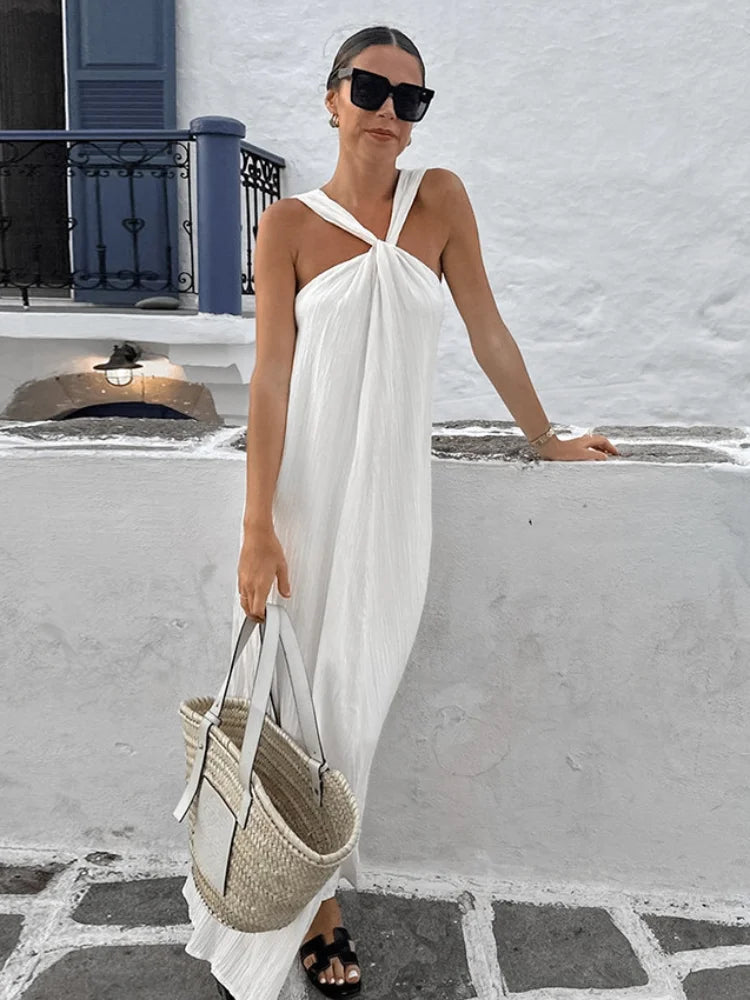 Lissée Paris™ | Céleste | Robe Longue Halter