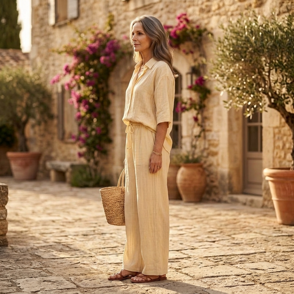 Lissée Paris™ | Fleurie | Ensemble Fleuri Fluide