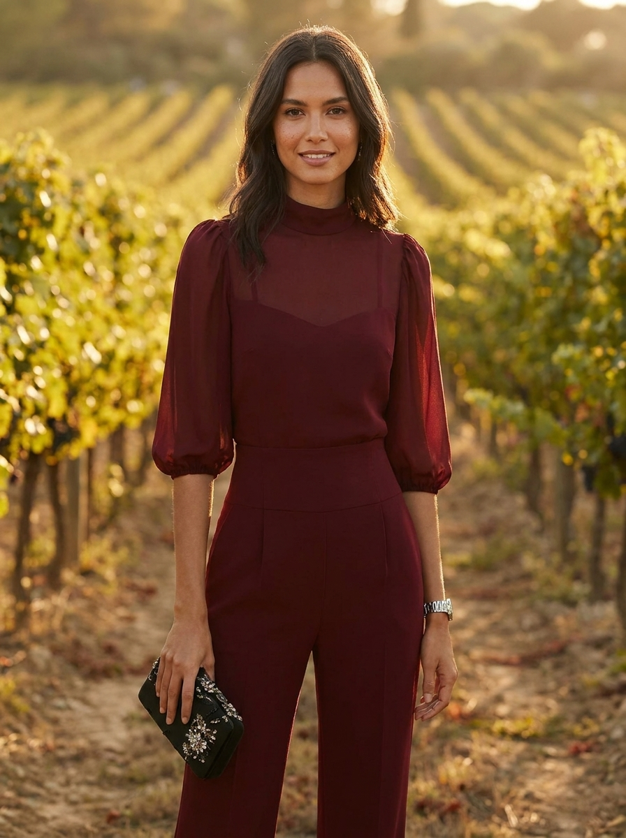 Lissée Paris Emma ensemble rouge front