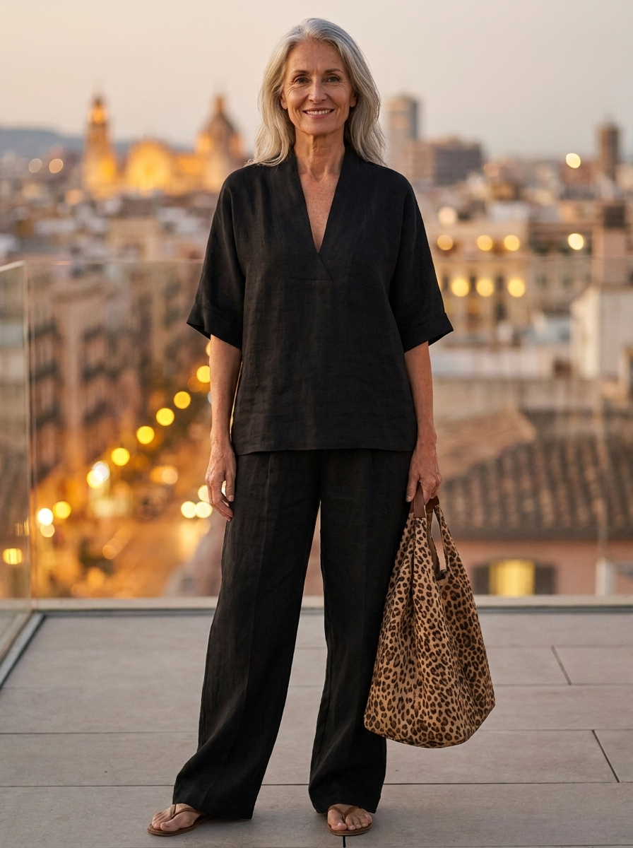 Lissée Paris Dolorès ensemble noir front