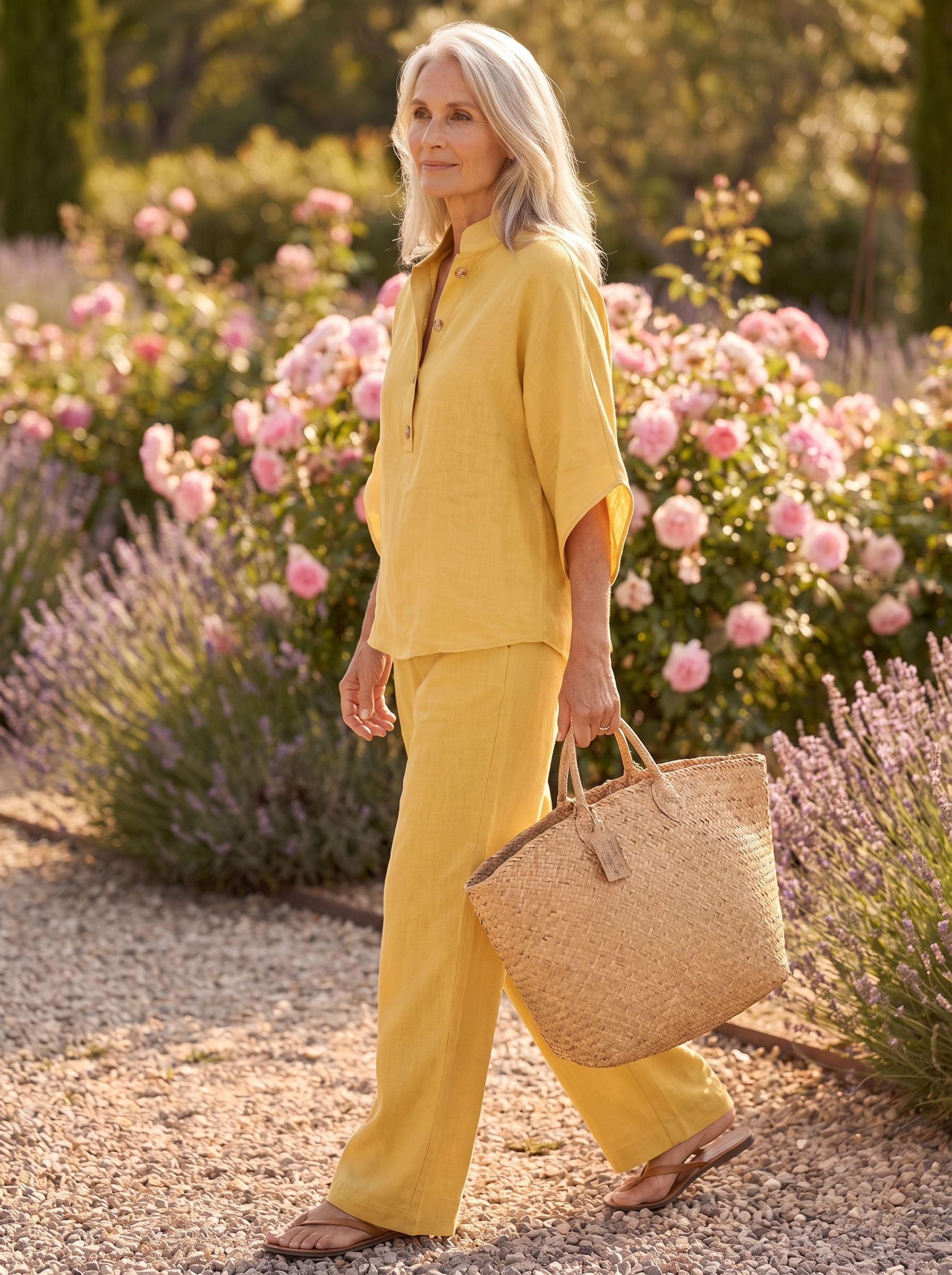 Lissée Paris Sophie ensemble jaune zijkant
