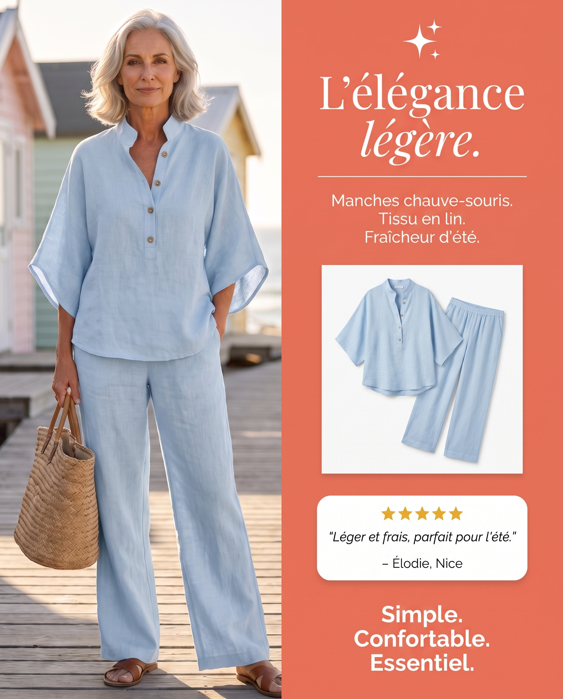 Lissée Paris Sophie format 1 bleu clair