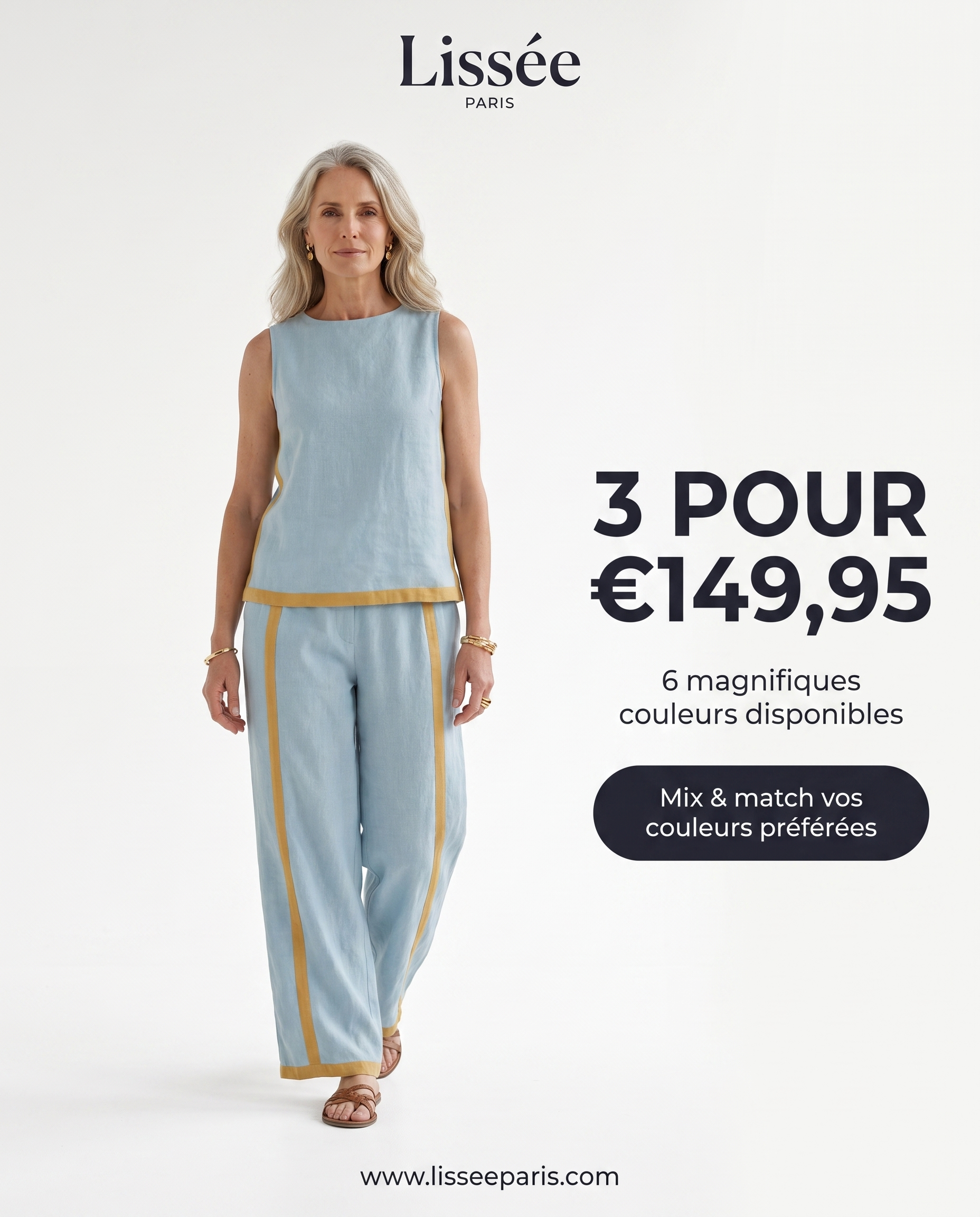 Lissée Paris Ursula creative prix bleu clair