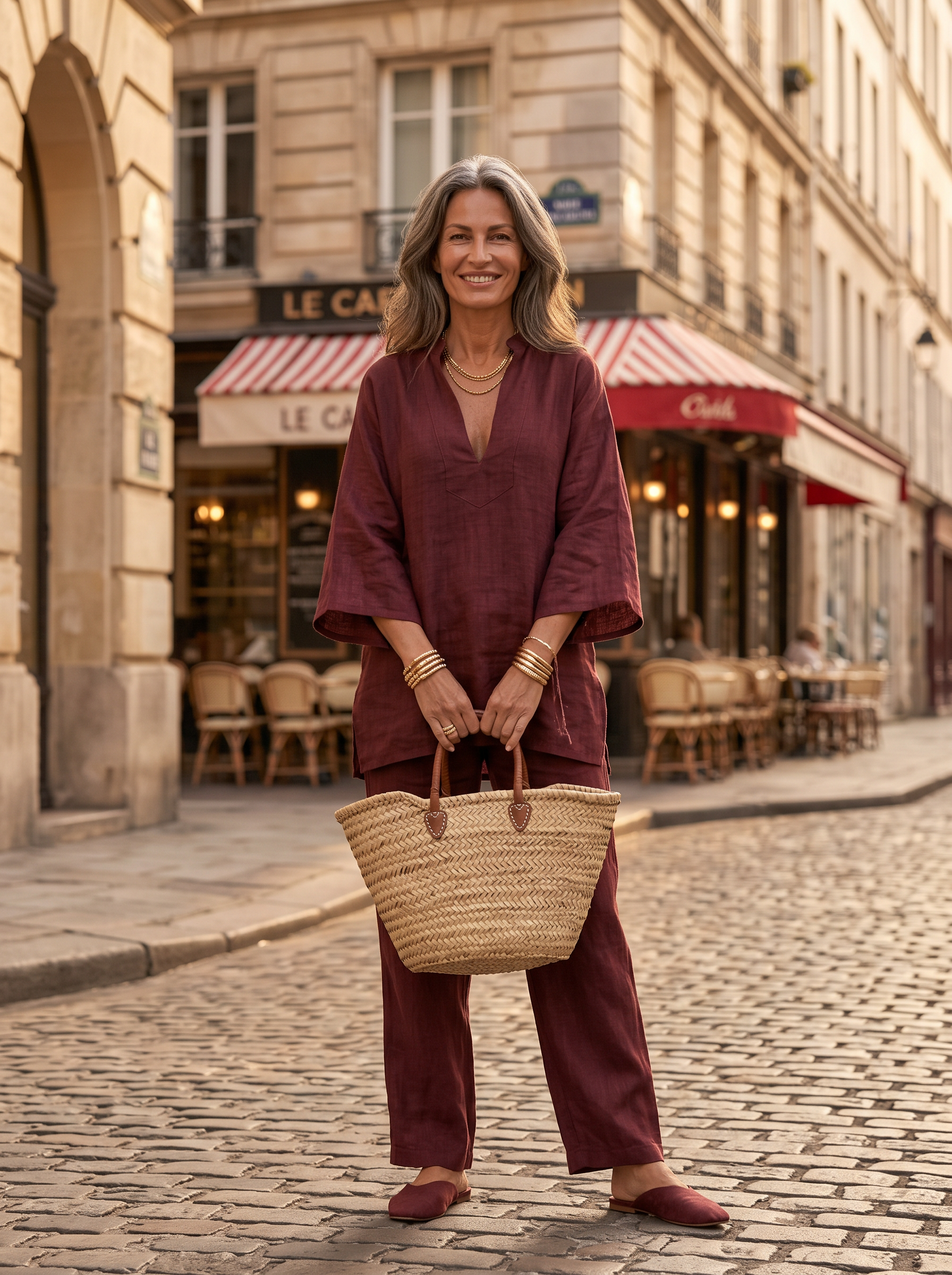 Lissée Paris Delphine ensemble bordeaux front