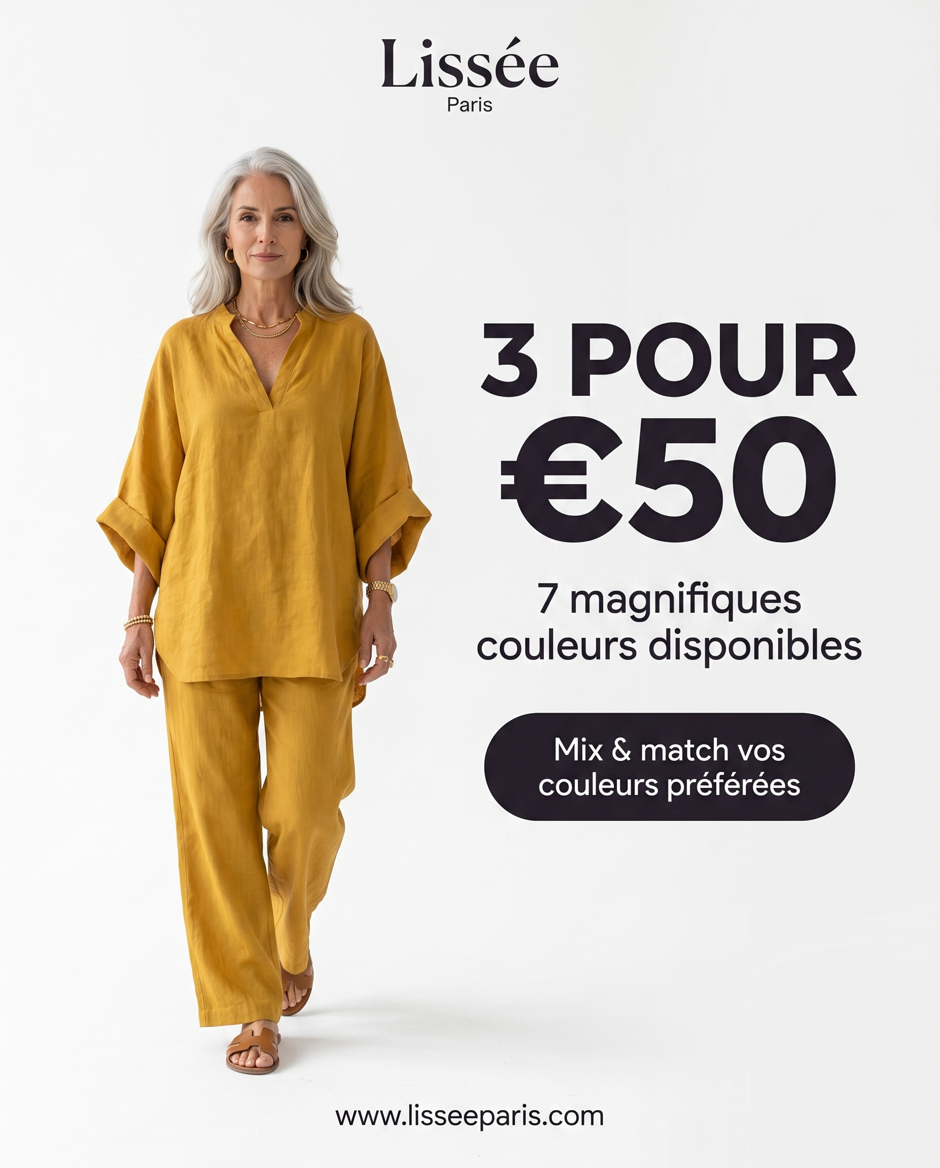 Lissée Paris Delphine creative prix jaune