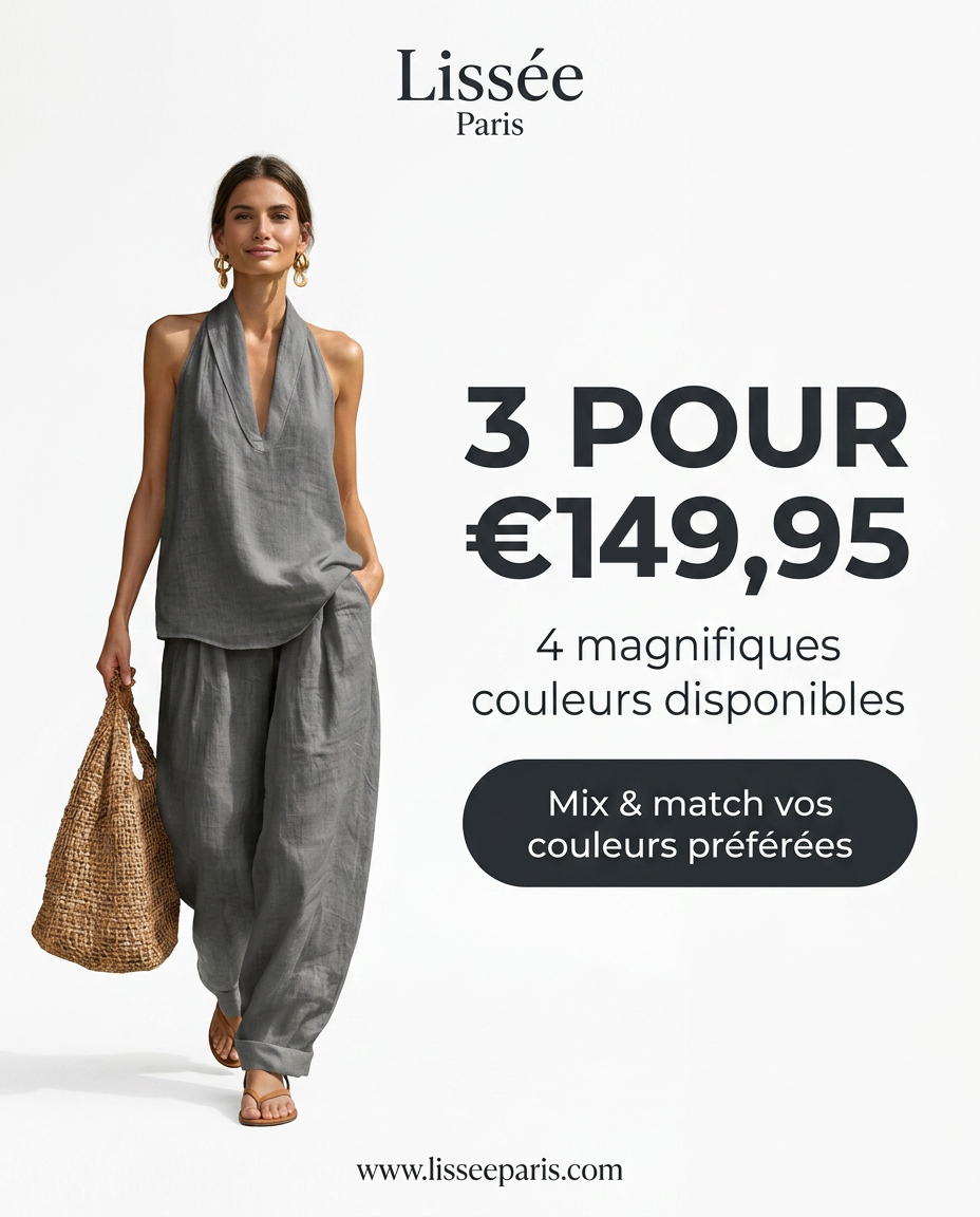 Lissée Paris™ | Clémence | Ensemble Sans Manches