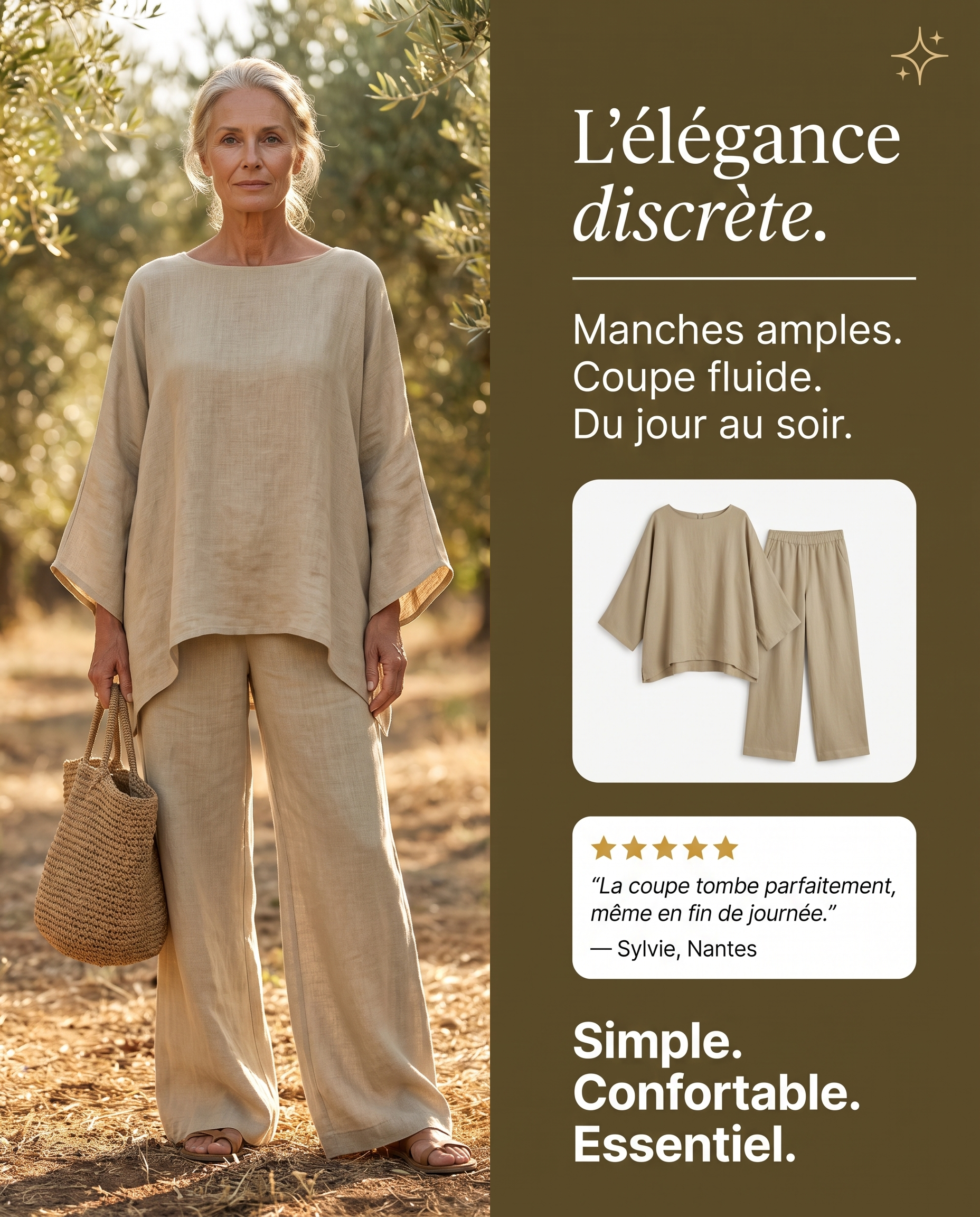 Lissée Paris Christine format 1 kaki