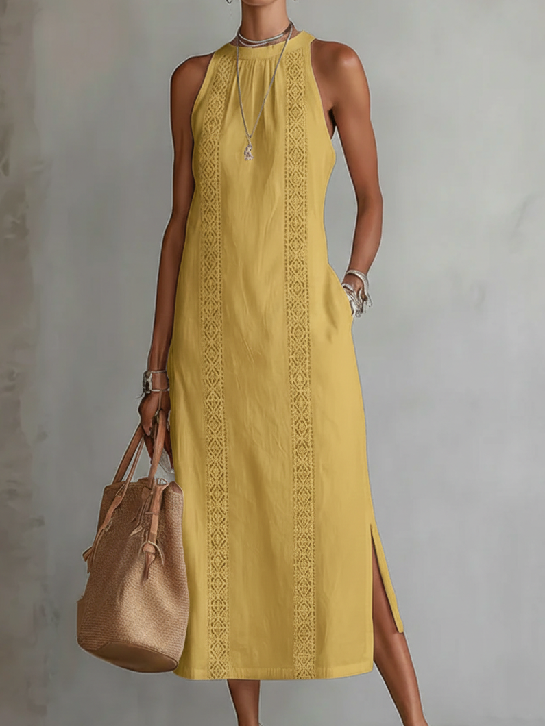 Lissée Paris Jimena robe jaune studio