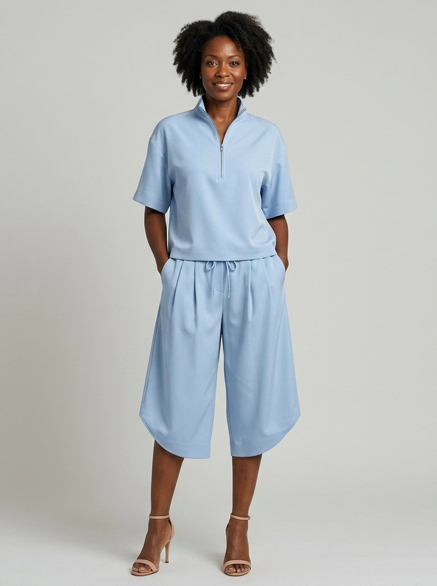 Lissée Paris™ | Manon | Ensemble Zippé Décontracté